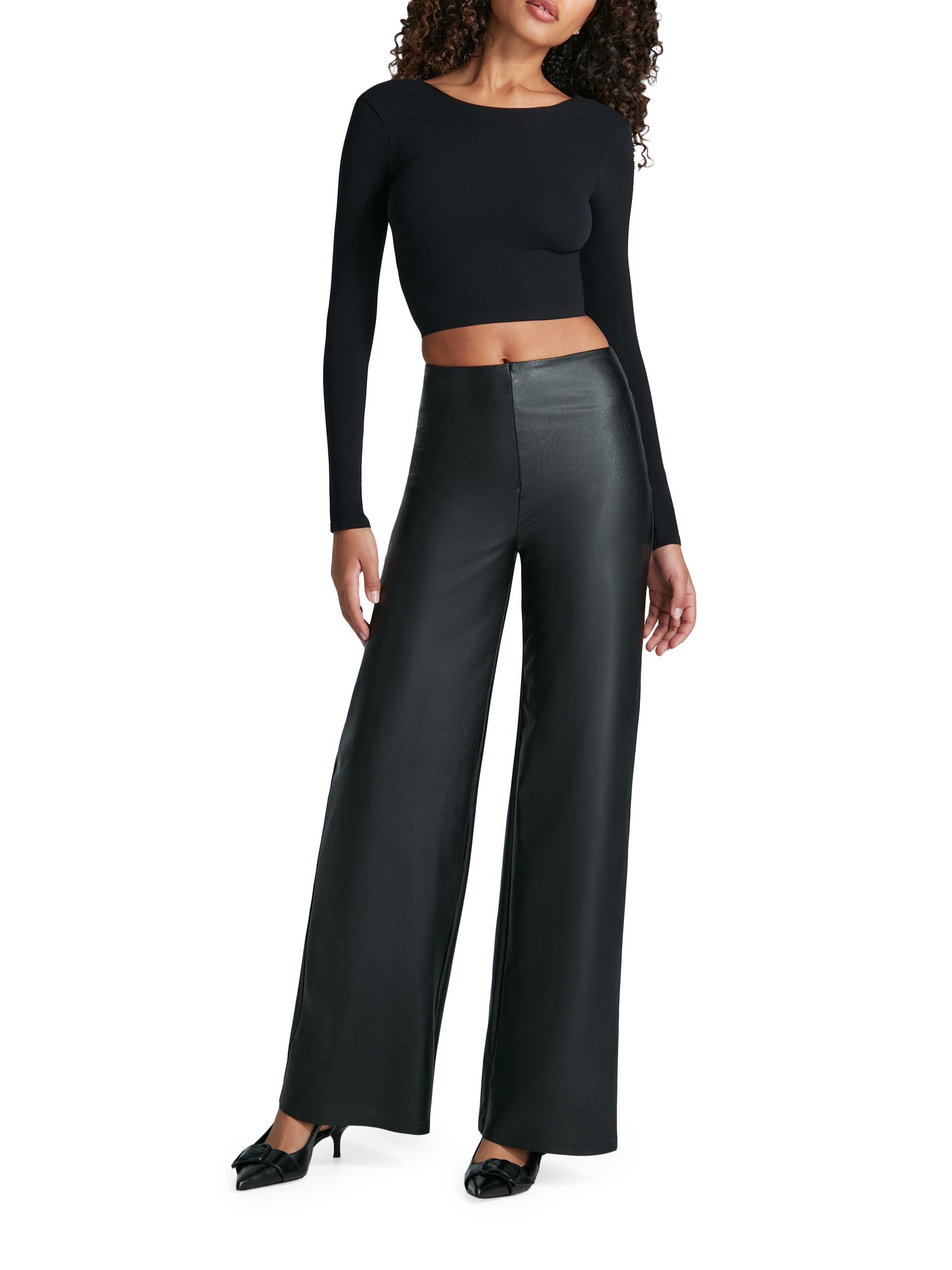 Commando Faux Leather Wide Leg