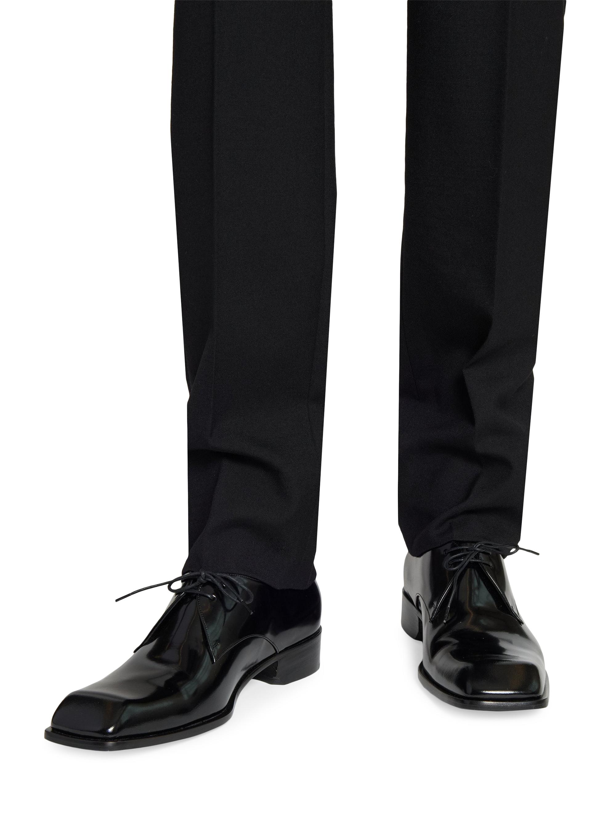 Saint Laurent Jean Derbies in Smooth Leather | Saks Fifth Avenue