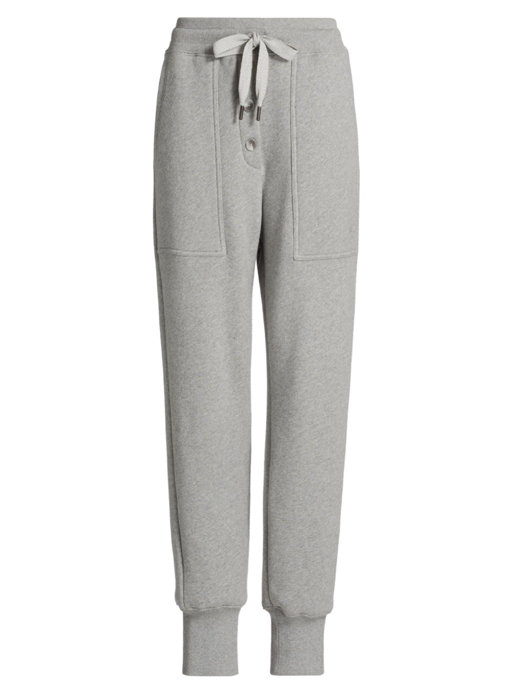 Ulla Johnson Women's Winona Fleece Jogger Pants - Heather Grey