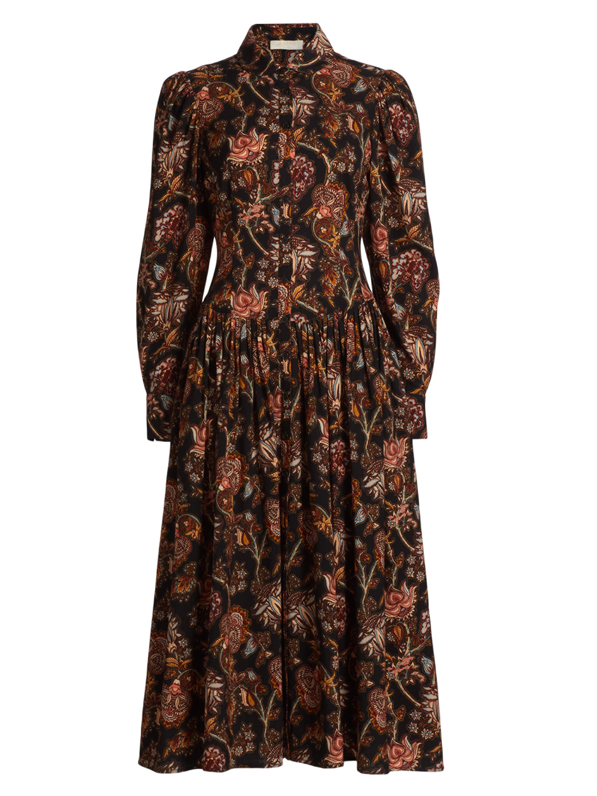 Ulla Johnson Women's Celia Paisley Shirtdress - Viola