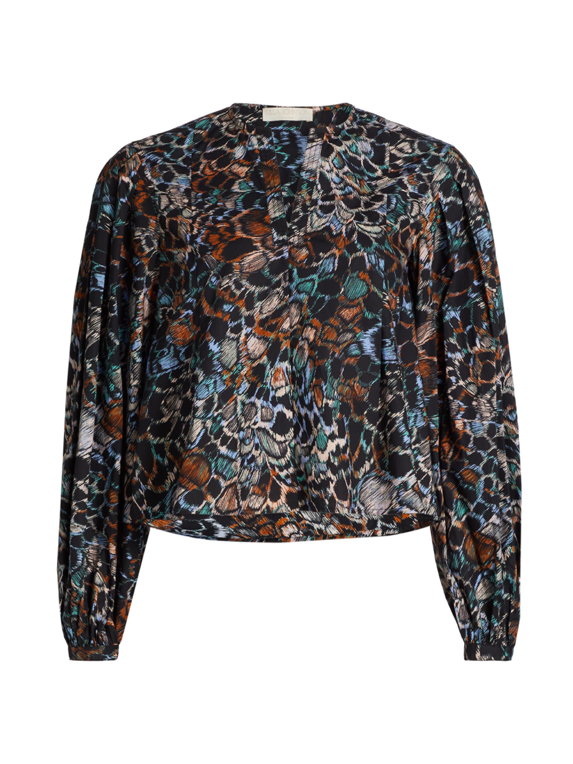 Ulla Johnson Women's Llara Printed Cotton Blouse - Starling