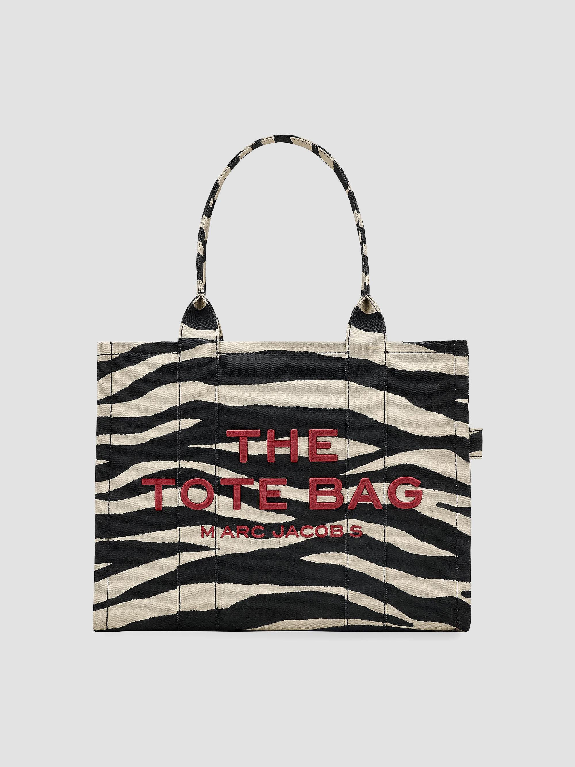 Marc Jacobs Zebra-Print Canvas Large Tote Bag | Saks Fifth Avenue