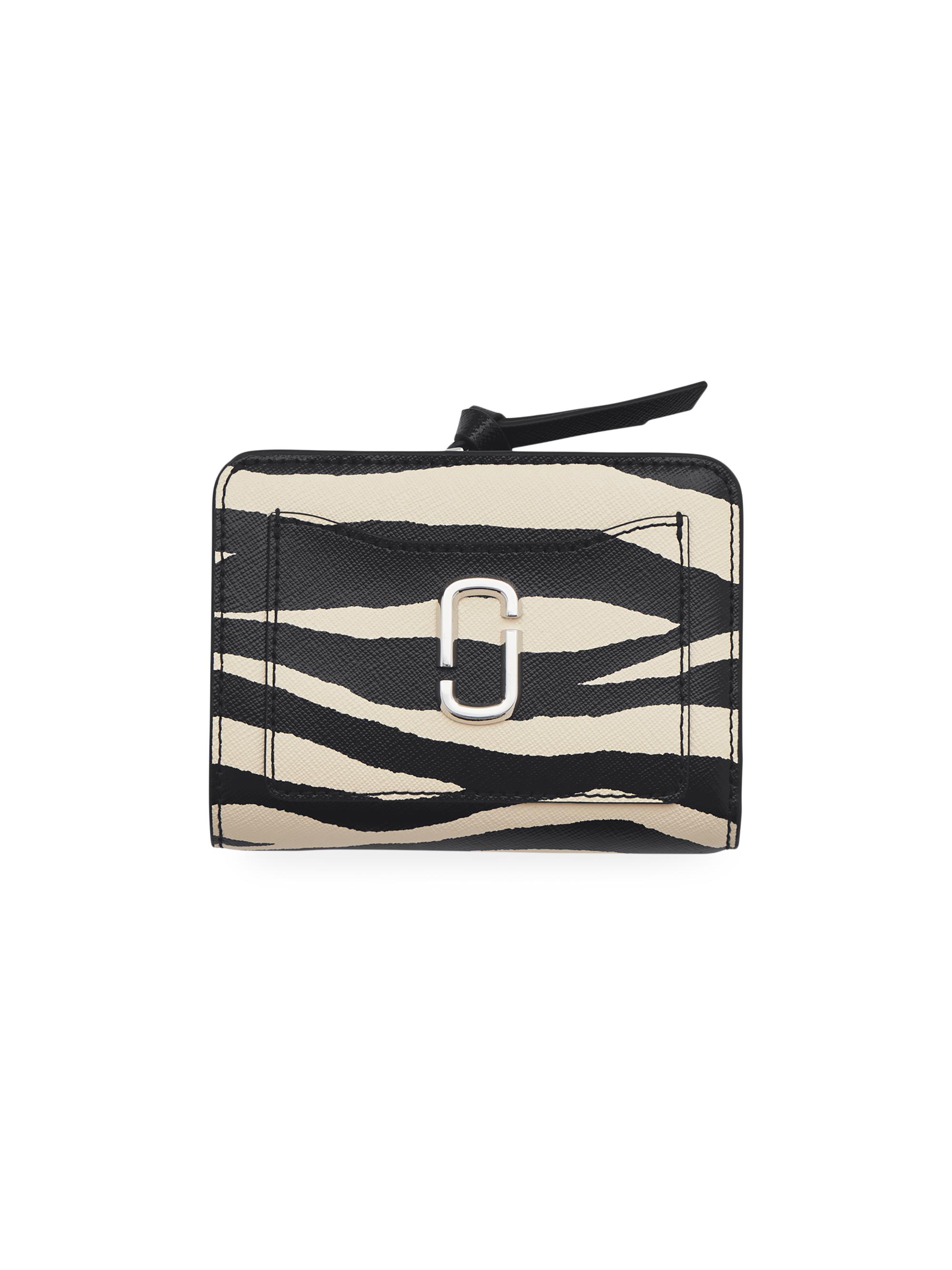 Shop Marc Jacobs The Zebra Utility Snapshot Mini Compact Wallet 