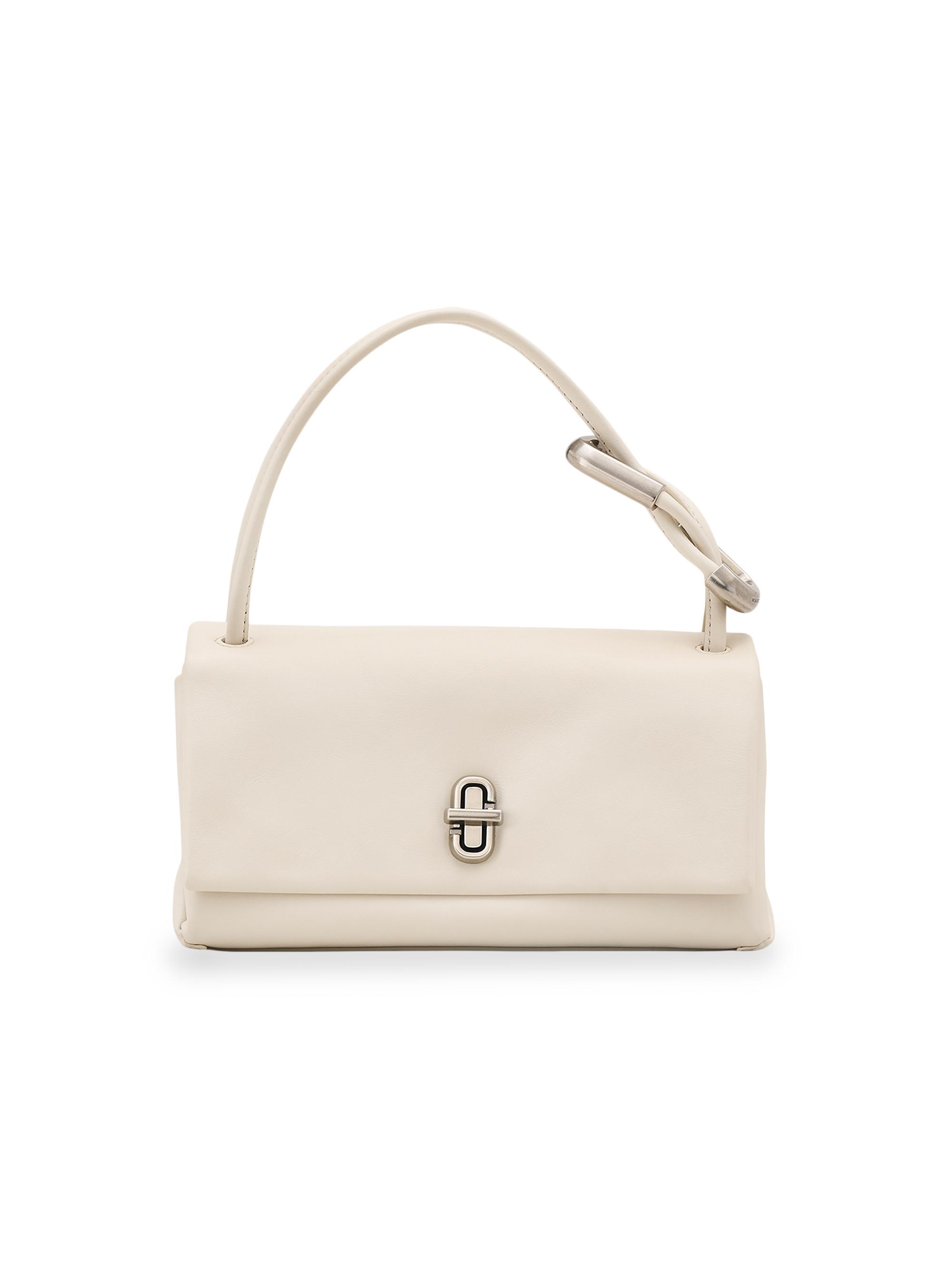 Marc Jacobs Women's The Mini Dual Leather Top Handle Bag - Cloud White