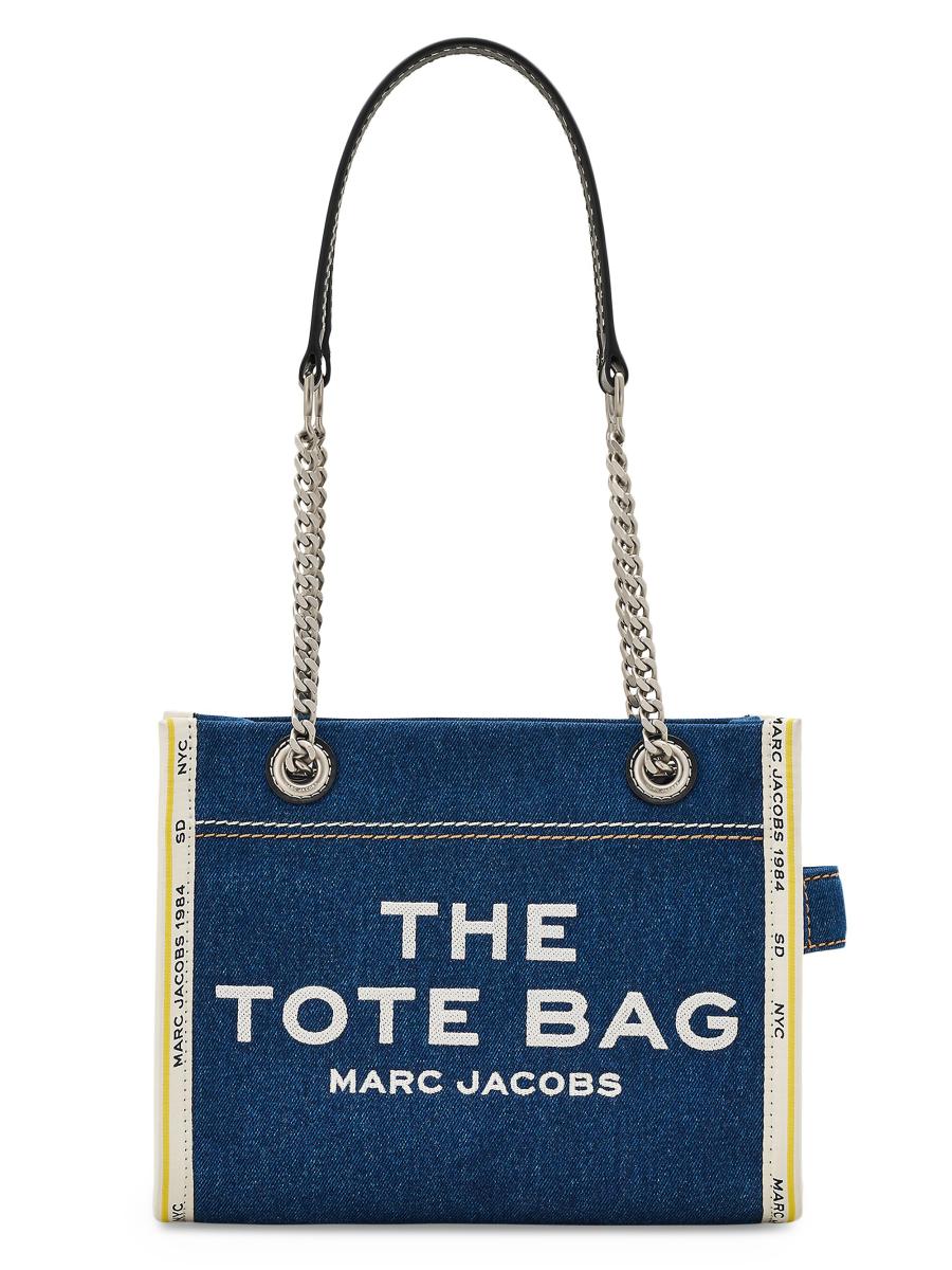 トートバッグ MARC JACOBS THE DENIM CHAIN SMALL TOTE BAG Marc Jacobs The Denim Chain Small Tote Bag | Saks Fifth Avenue