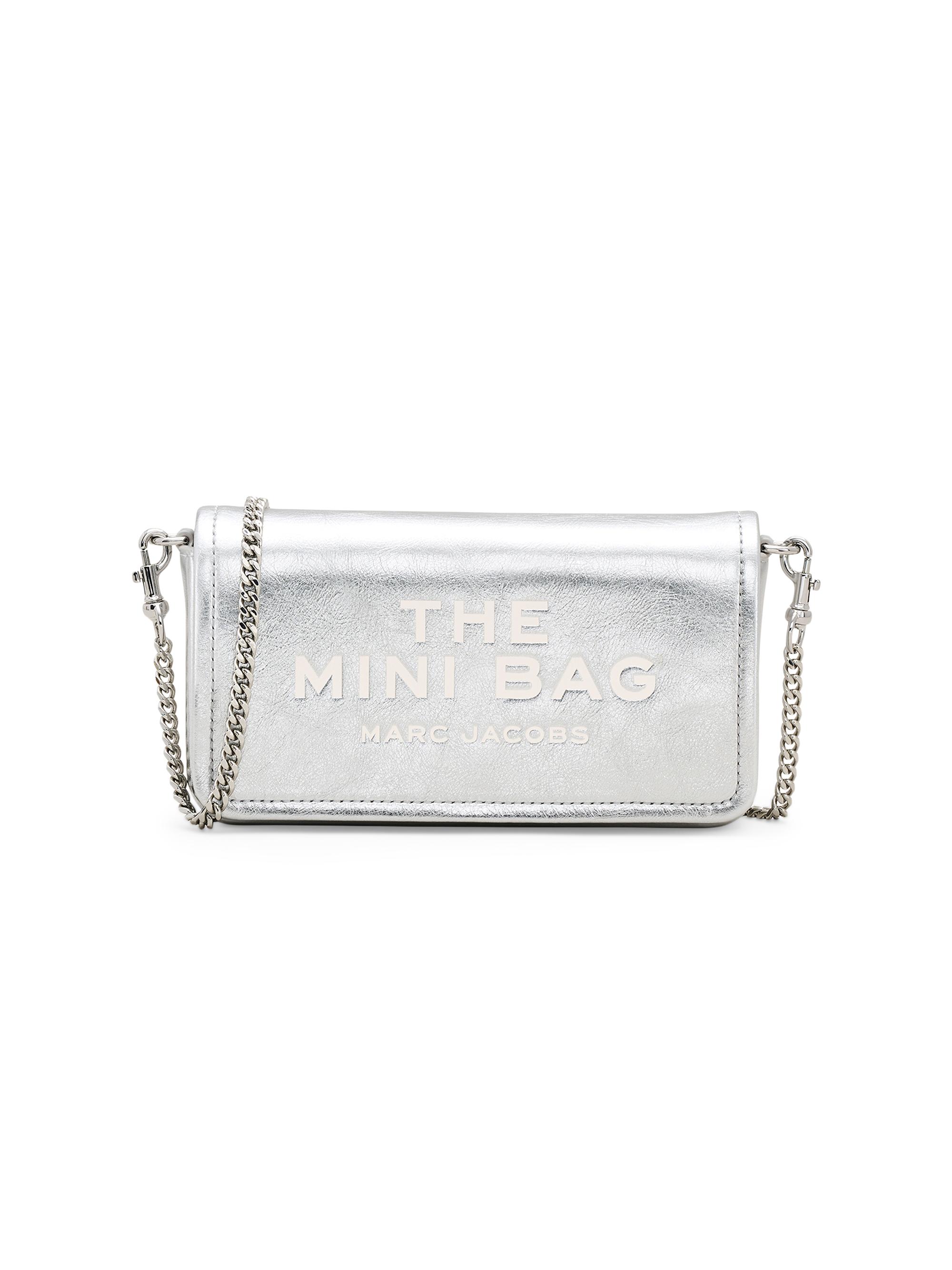 Marc Jacobs Women's The Leather Mini Bag - Silver