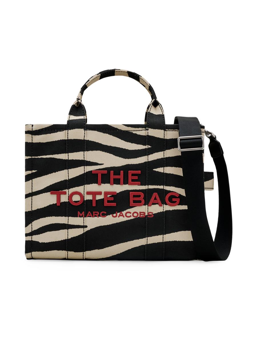 Marc Jacobs The Zebra Canvas Medium Tote Bag | Saks Fifth Avenue