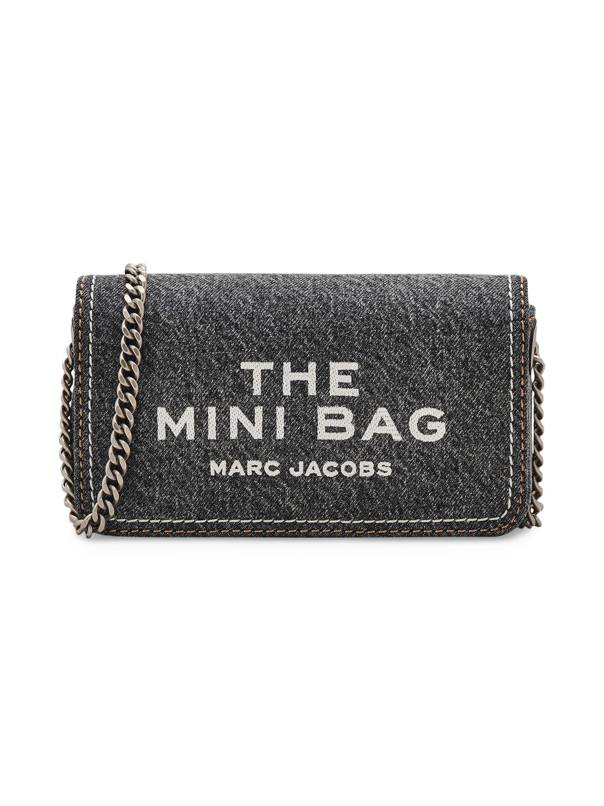 Marc Jacobs Women's The Denim Chain Mini Bag - Blackwash