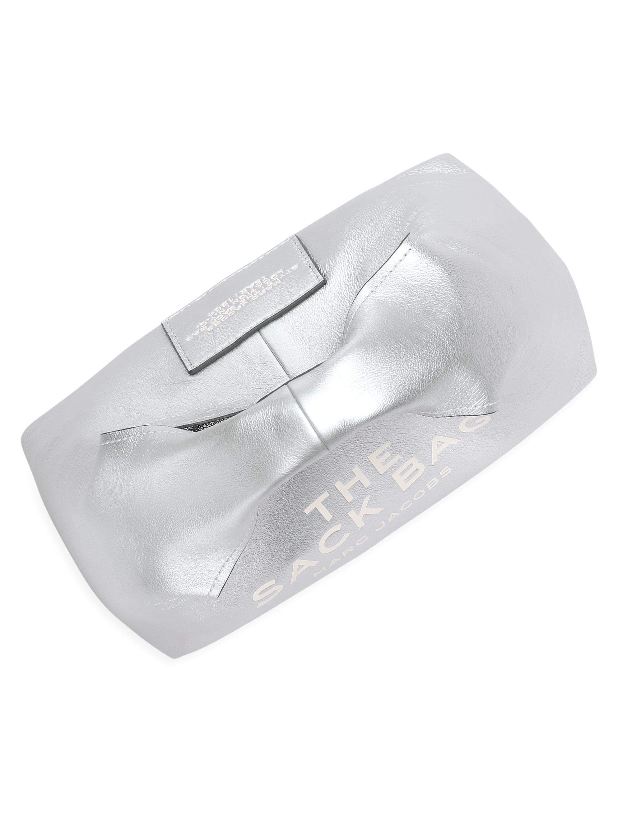 Marc Jacobs The Metallic Leather Mini Sack Bag | Saks Fifth Avenue