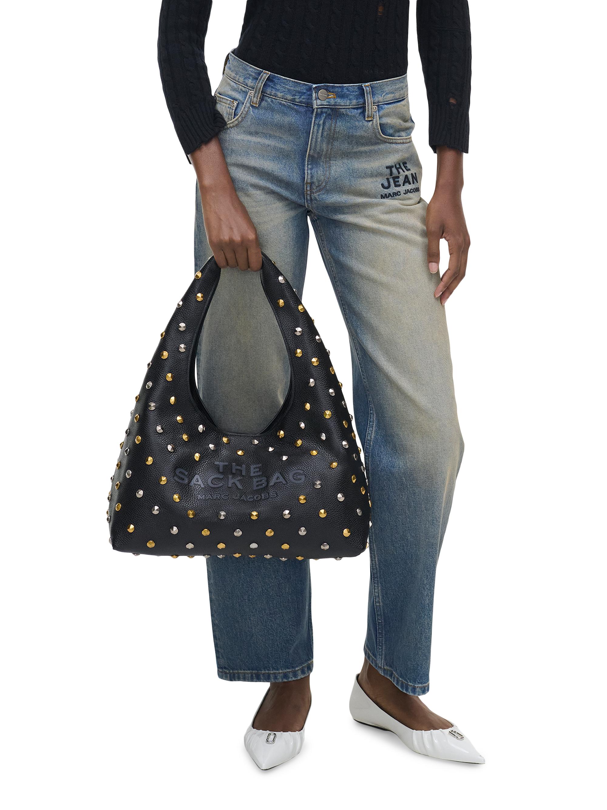Marc Jacobs The Glam Studs Leather Sack Bag | Saks Fifth Avenue