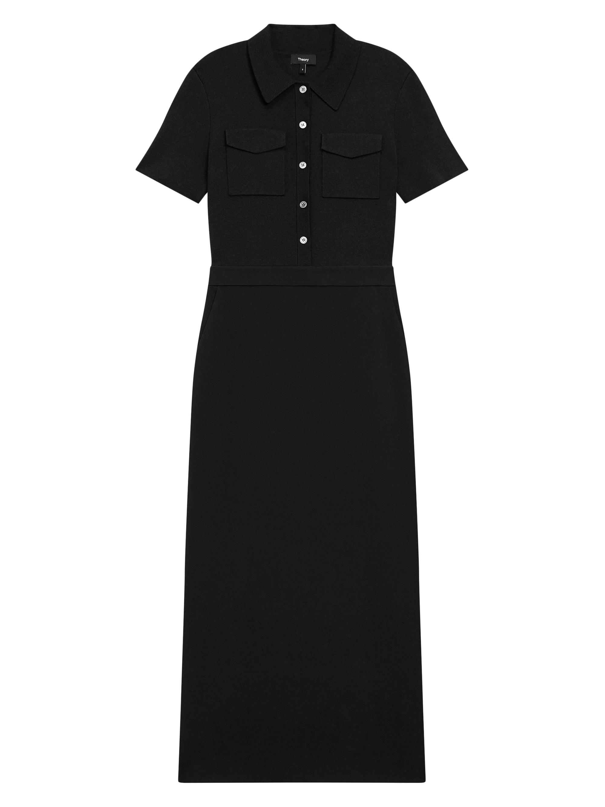 Theory Military Polo Midi Dress | Saks Fifth Avenue