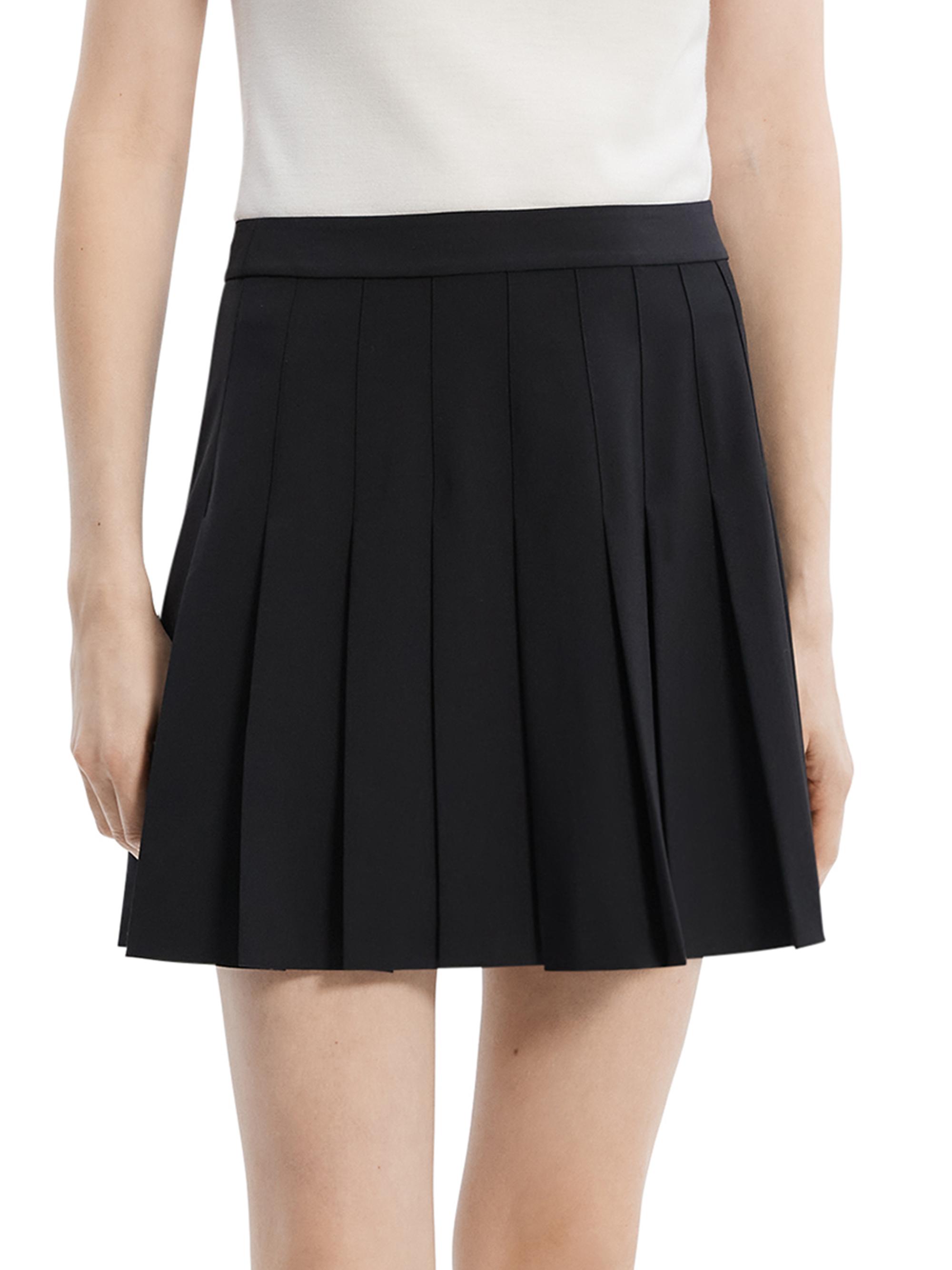 Theory Pleated Mini Skirt | Saks Fifth Avenue