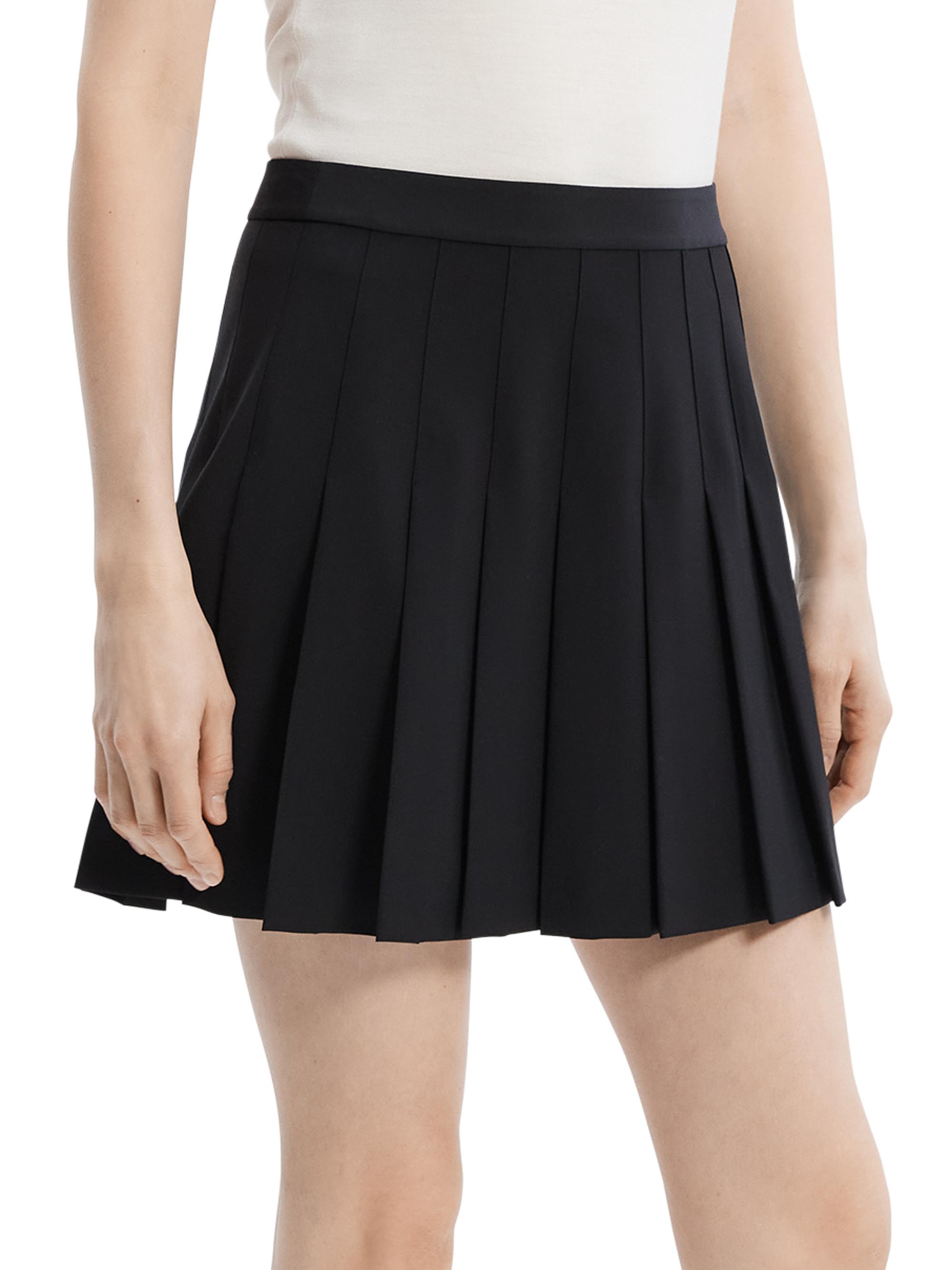 Theory Pleated Mini Skirt | Saks Fifth Avenue