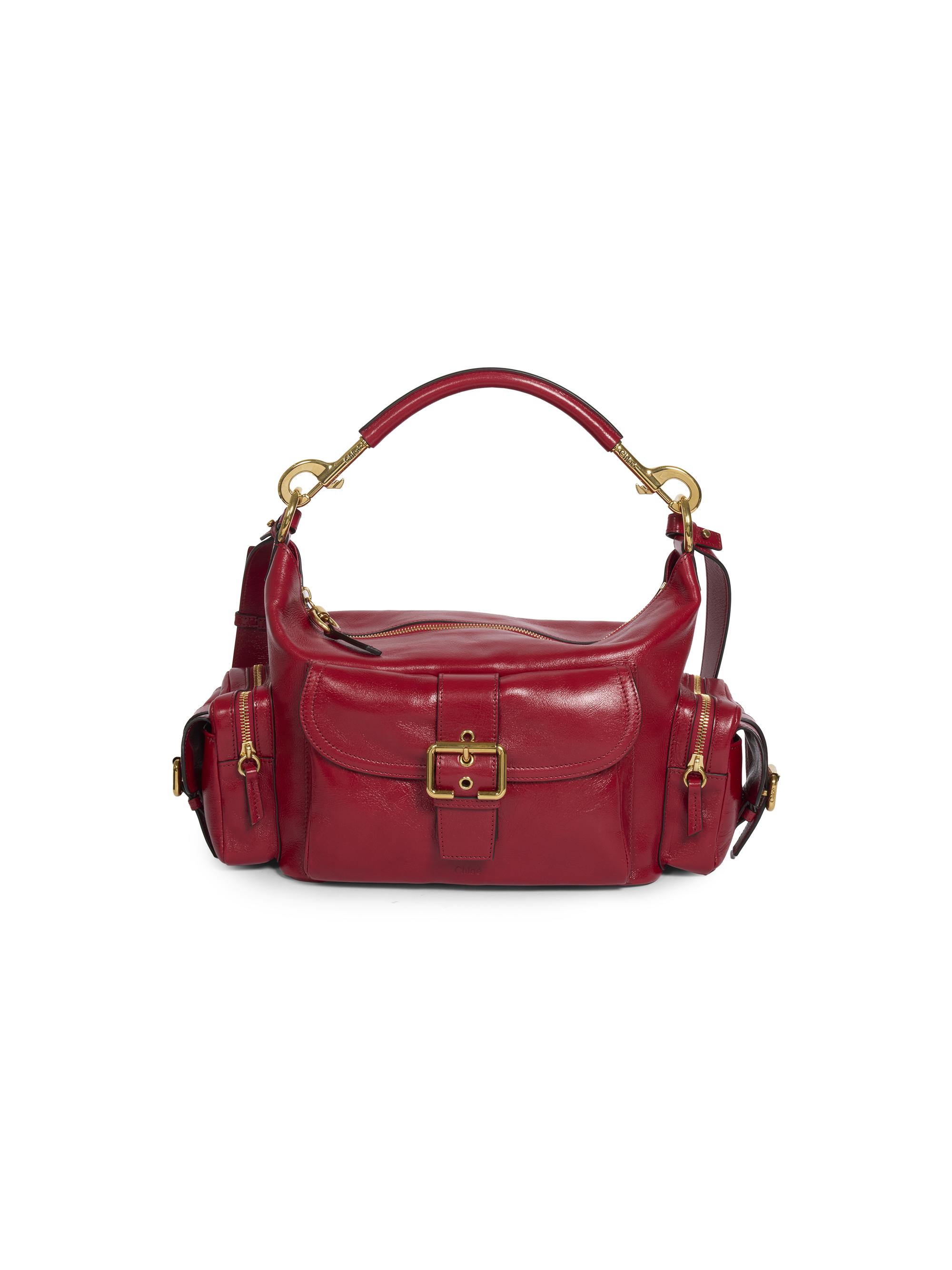 Chloé Women's  Leather Camera Bag - Red Flame