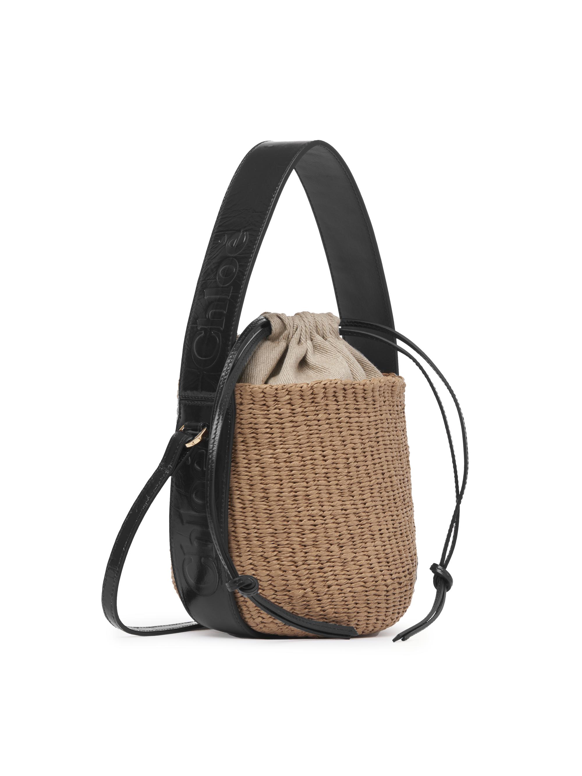 Chloé Women's Woody Woven Basket Tote Bag - Kohl Brown