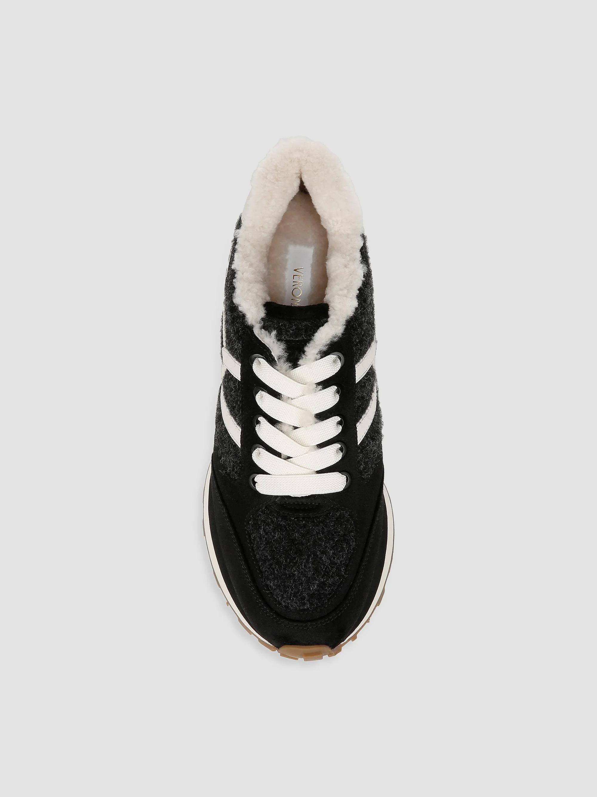 Veronica Beard Valentina-3 Shearling-Lined Sneakers | Saks Fifth