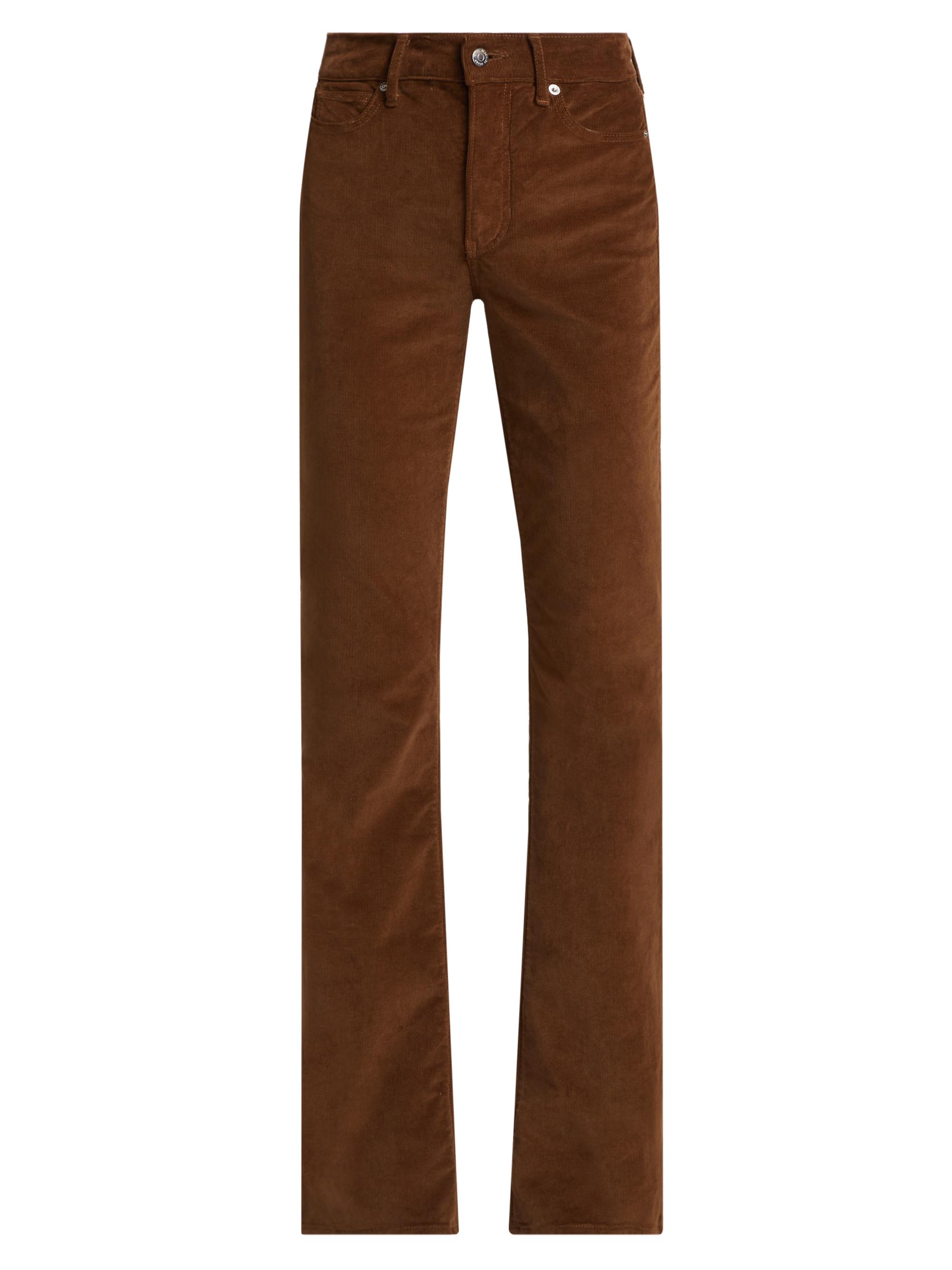 Veronica Beard Women's Cameron Corduroy Boot-Cut Pants - Deep Ochre