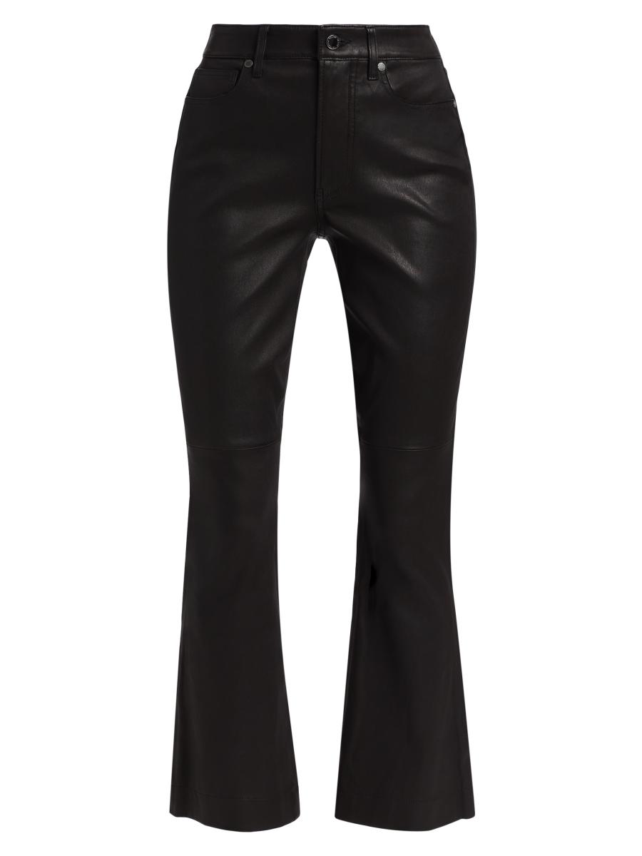 Veronica Beard Carson Faux Leather High-Rise Pants | Saks