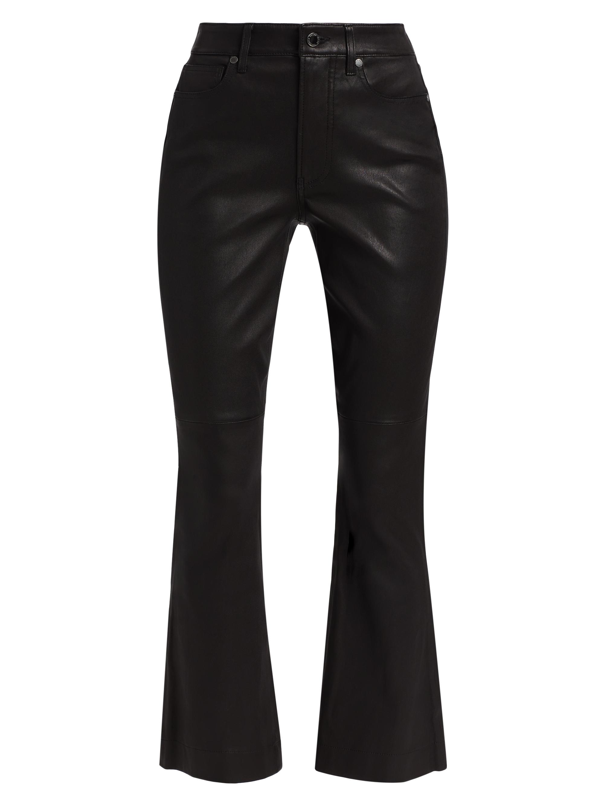 Veronica Beard Carson Faux Leather High-Rise Pants Saks Fifth