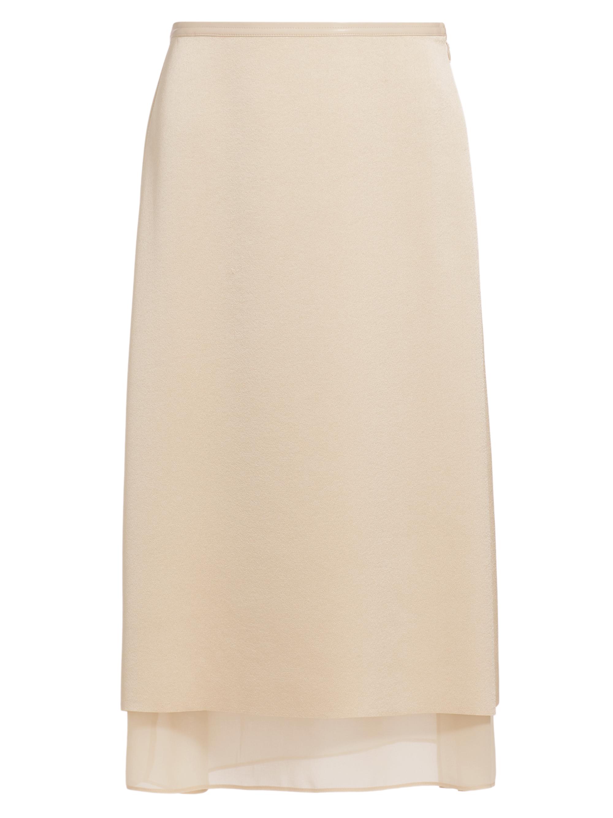 Vince Women's Satin Pencil Midi Skirt - Dark