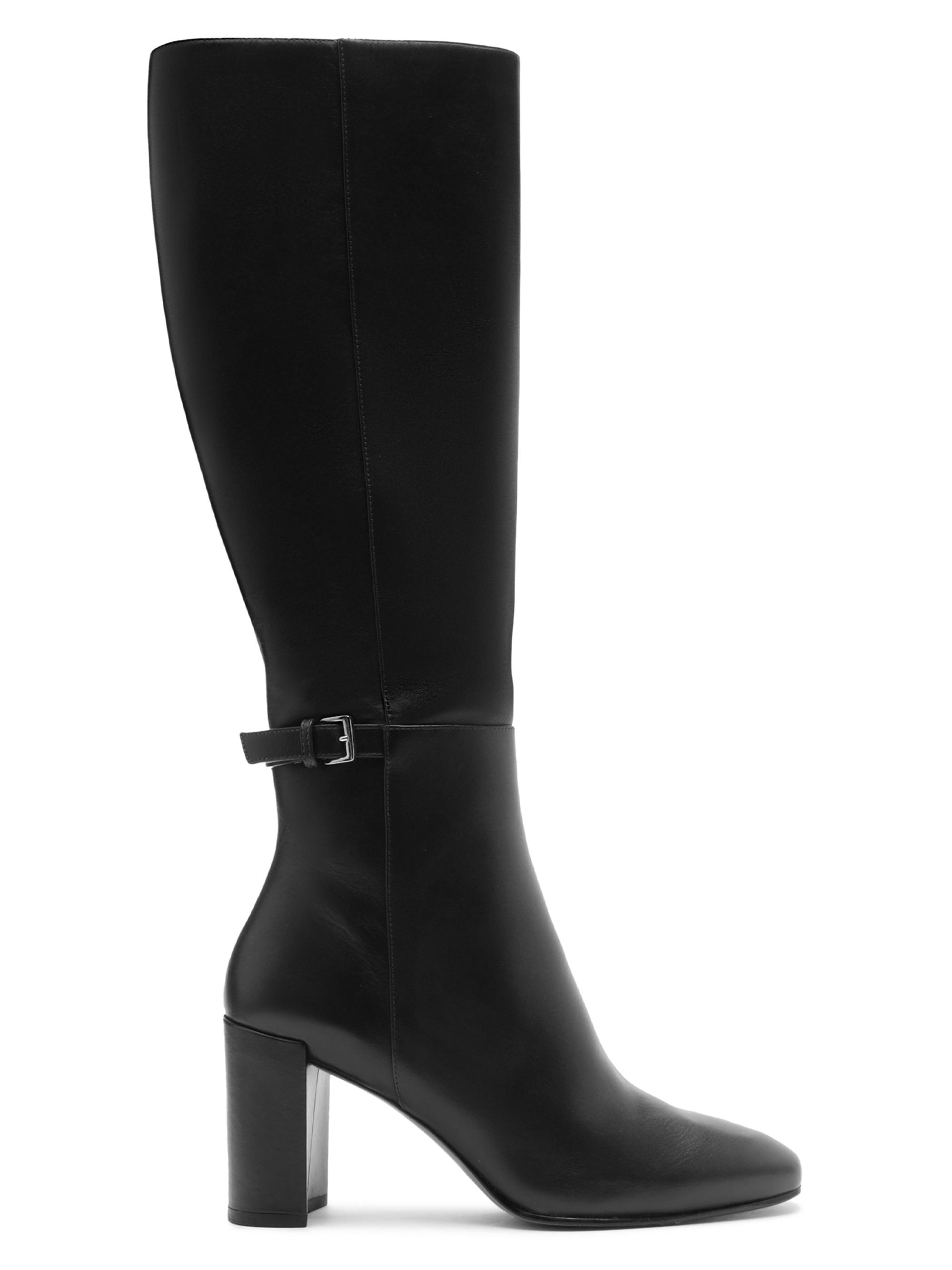 Alexandre Birman Women's Candance 70MM Leather Boots - Black