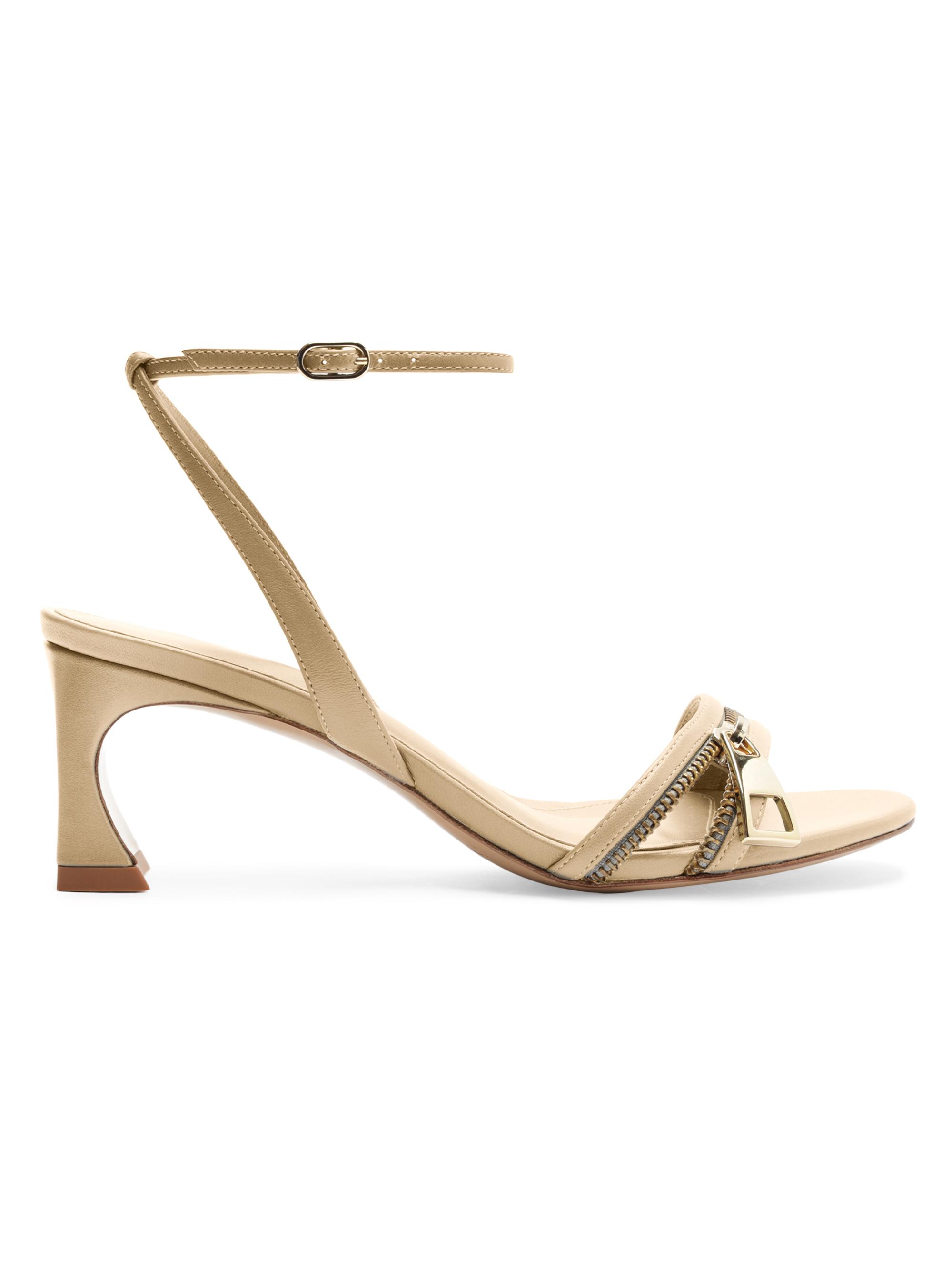 Alexandre Birman Women's Zoe 60MM Leather Sandals - Chalk