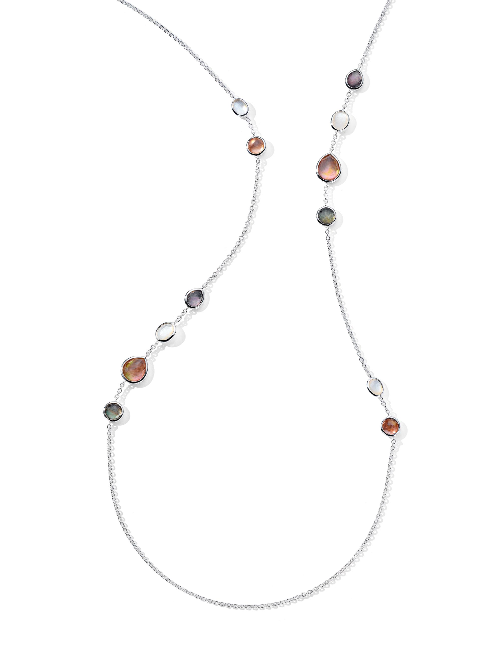 Ippolita Women's Rock Candy Sterling Silver & Multi-Stone Station Necklace - Sabbia