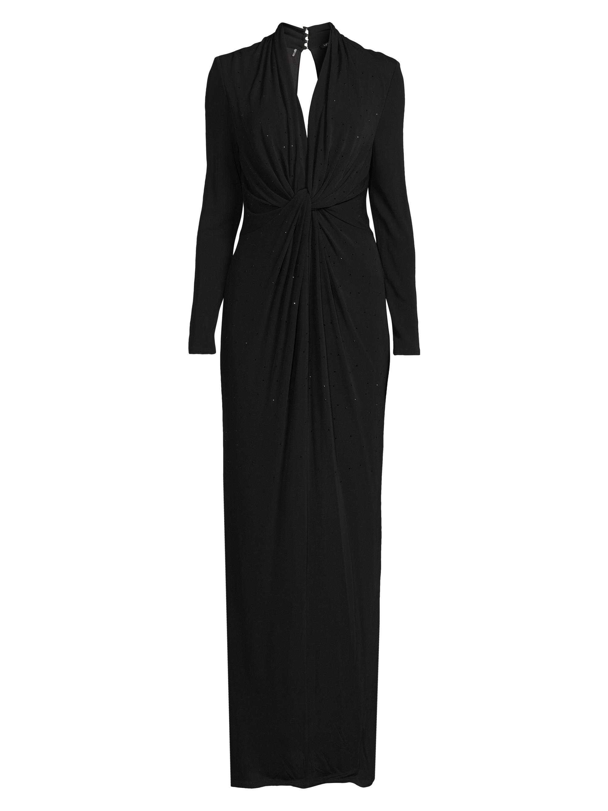 Ungaro Gaya Twist-Front Long-Sleeve Maxi Dress | Saks Fifth Avenue