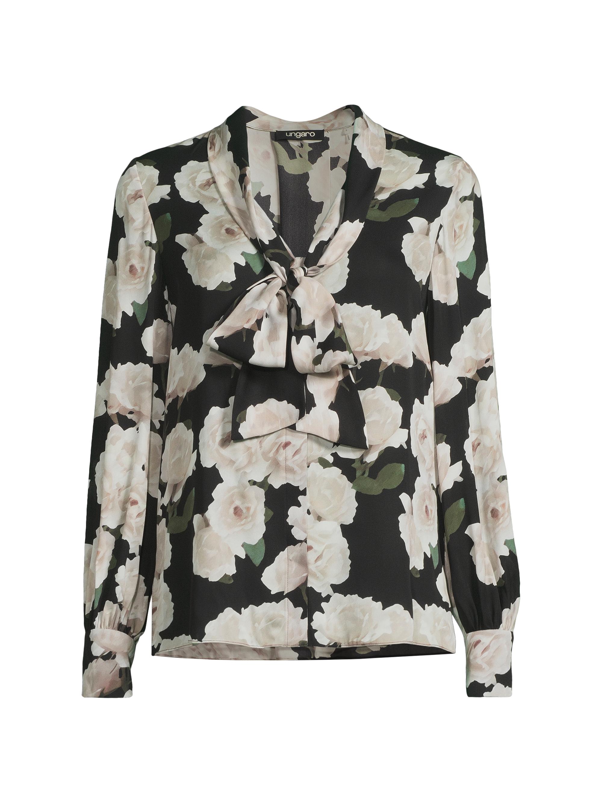 Ungaro Women's Dara Floral Stretch Silk Blouse -  Multi