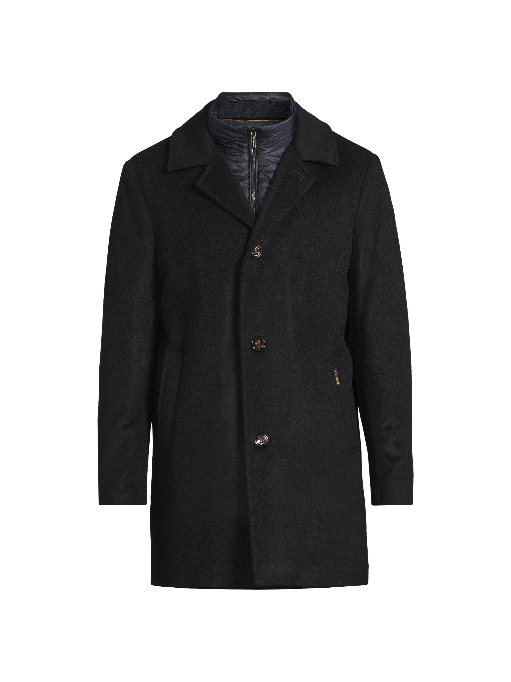 Moorer Men's Monferrato Wool-Cashmere Coat - Navy