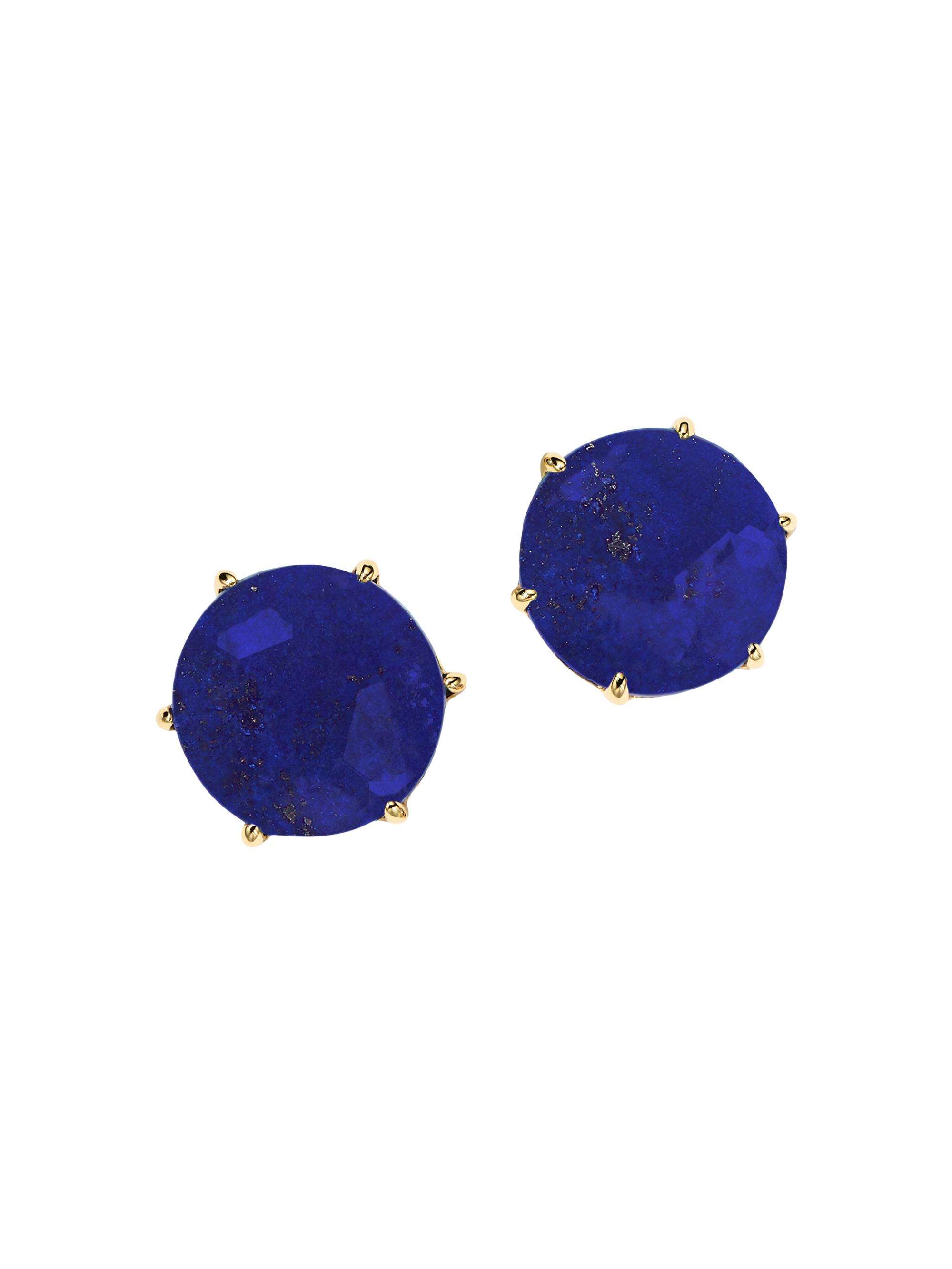 Ippolita Women's Rock Candy  18K Yellow Gold & Doublet Stud Earrings - Lapis