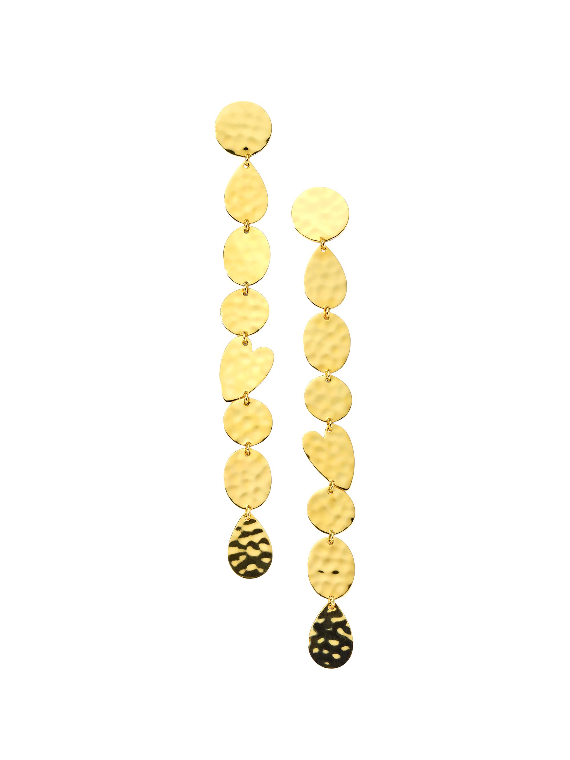 Ippolita Women's Classico Crinkle 18K Yellow Gold Mixed-Shape Drop Earrings - Gold