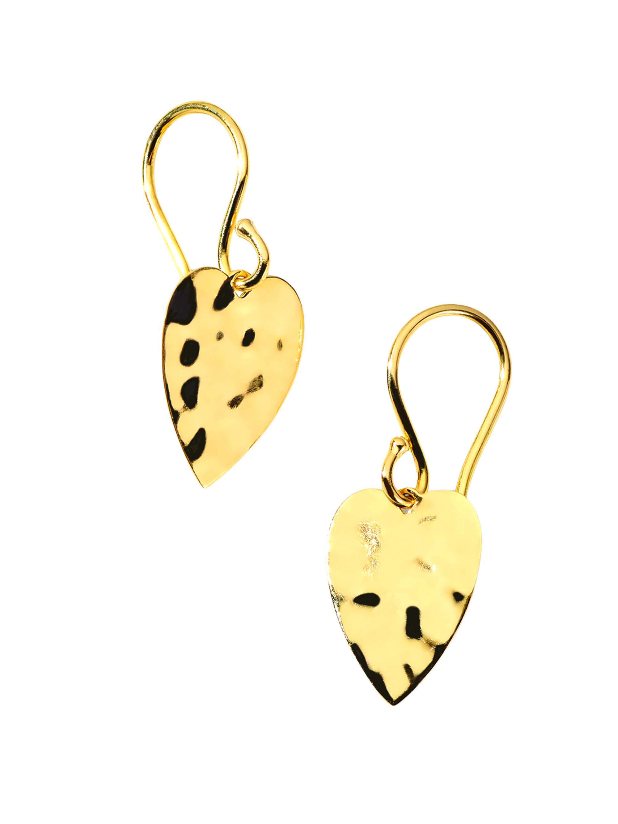 Ippolita Women's Classico Crinkle 18K Yellow Gold Mini Heart Drop Earrings - Gold