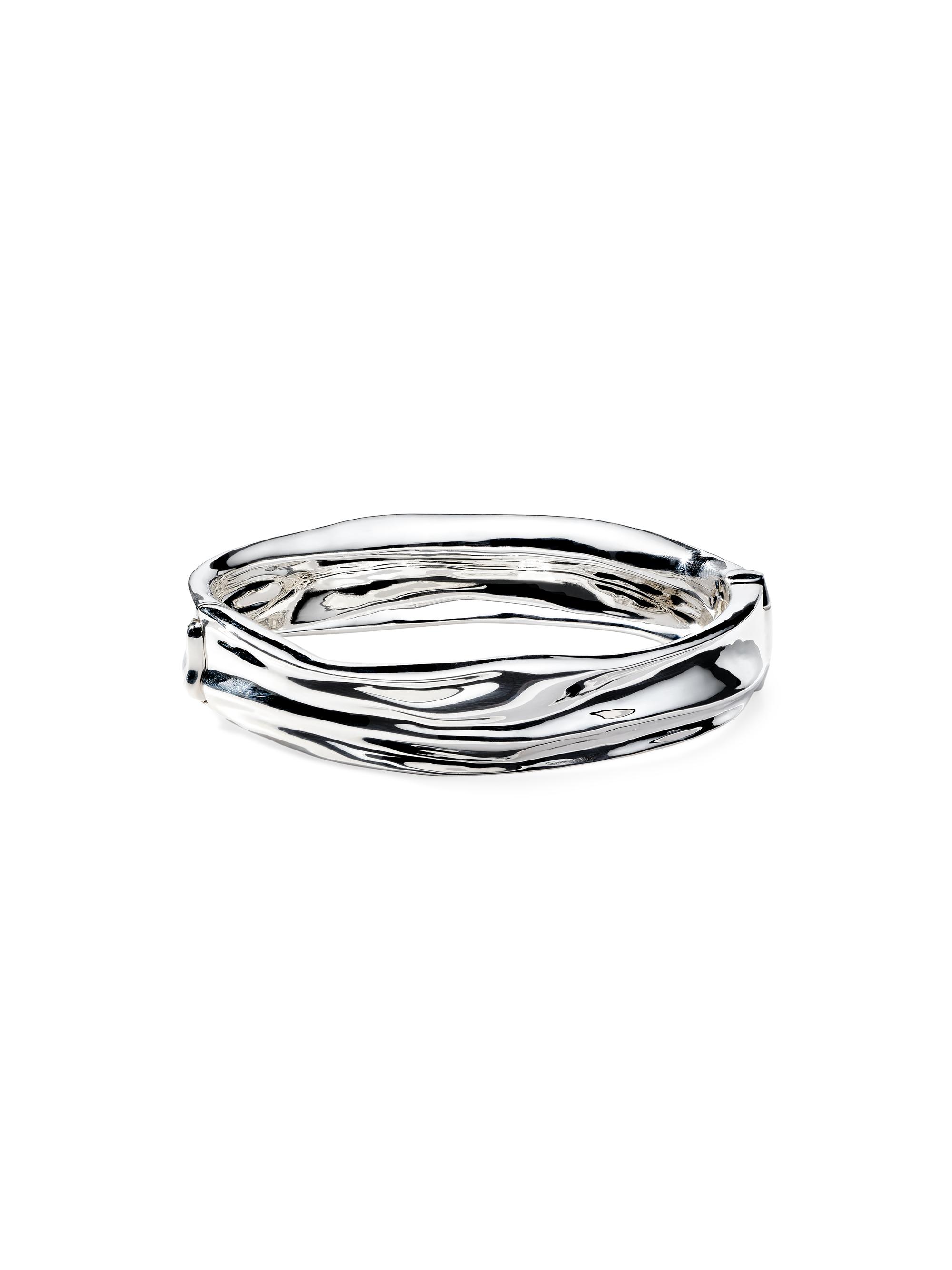 Ippolita Women's Classico Crush Sterling Silver Thin Bangle - Silver