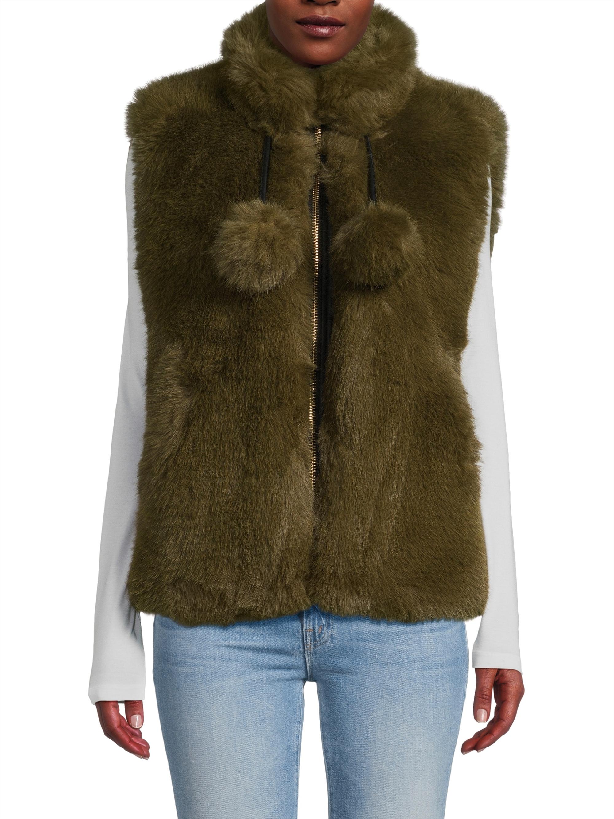 Moose Knuckles Ruby Faux Fur Pom-Pom Vest | Saks Fifth Avenue