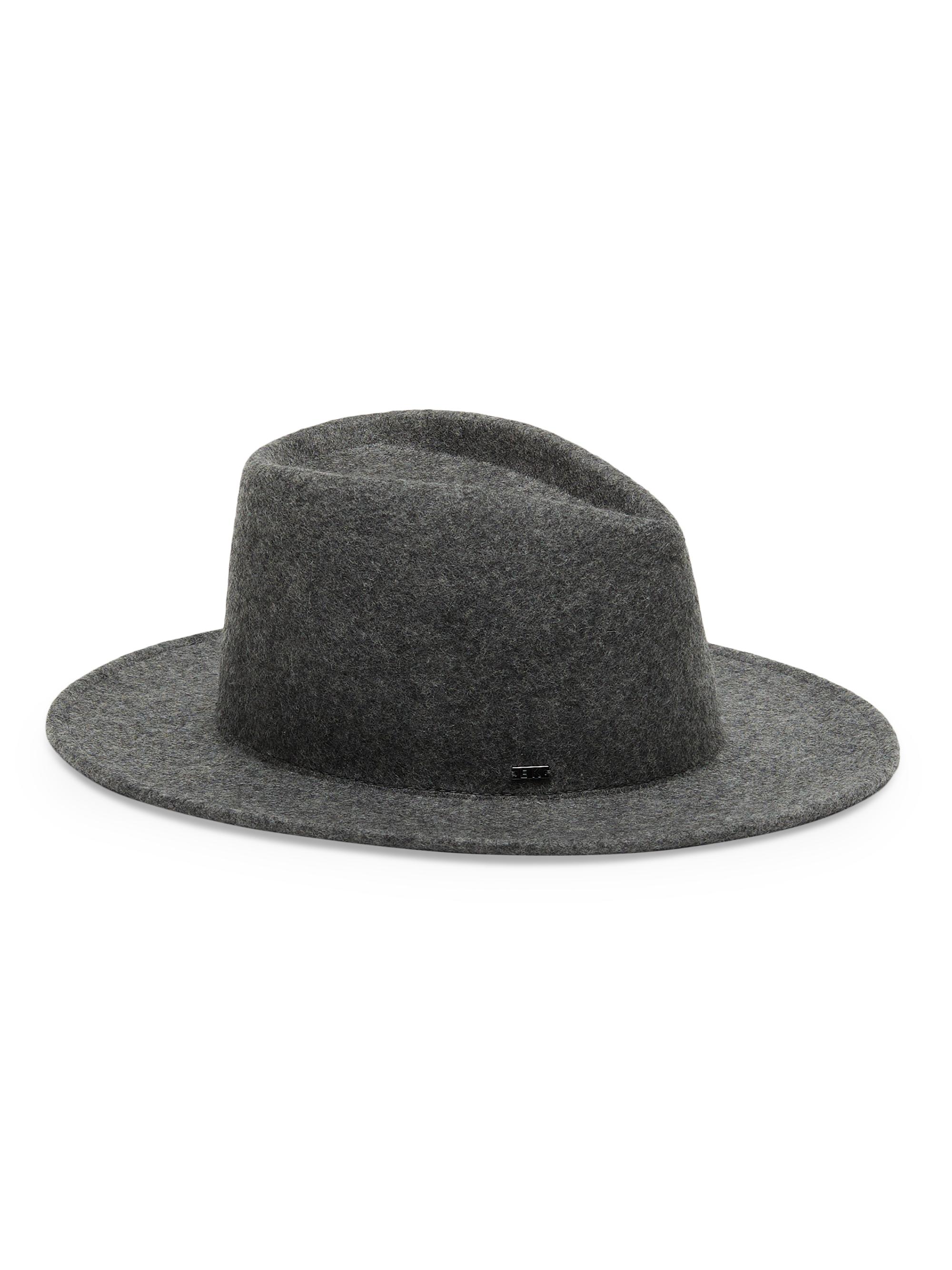 Eugenia Kim Women's Blaine Wool Felt Fedora - Charcoal