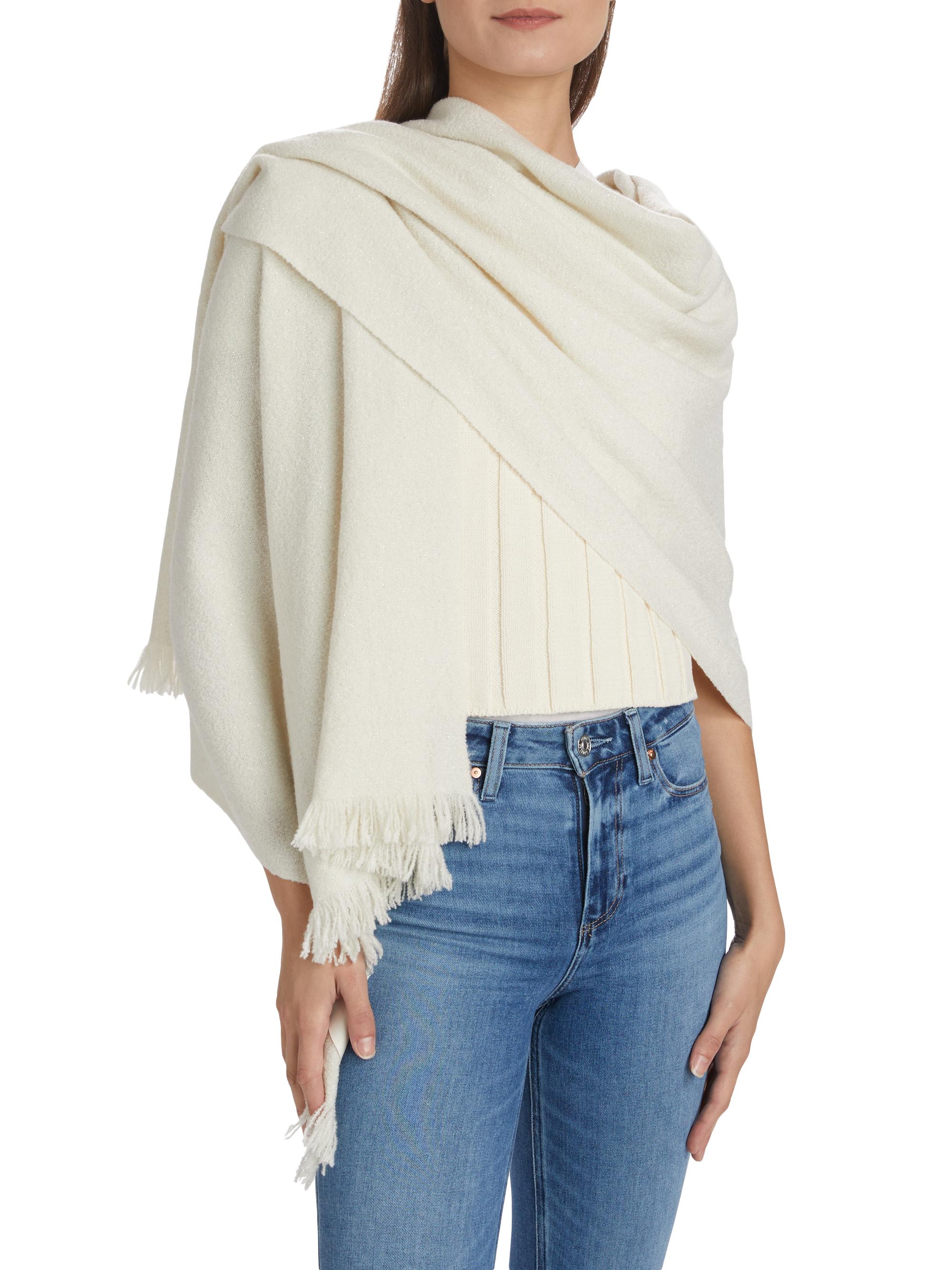 Jane Carr Women's New Beginnings The Glaciale Cashmere-Blend Scarf - Pearl