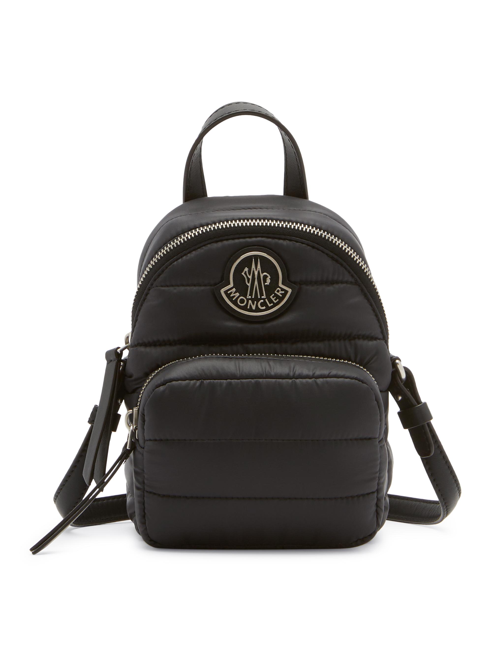 Moncler Women's Kilia  Nylon Shoulder Bag - Black