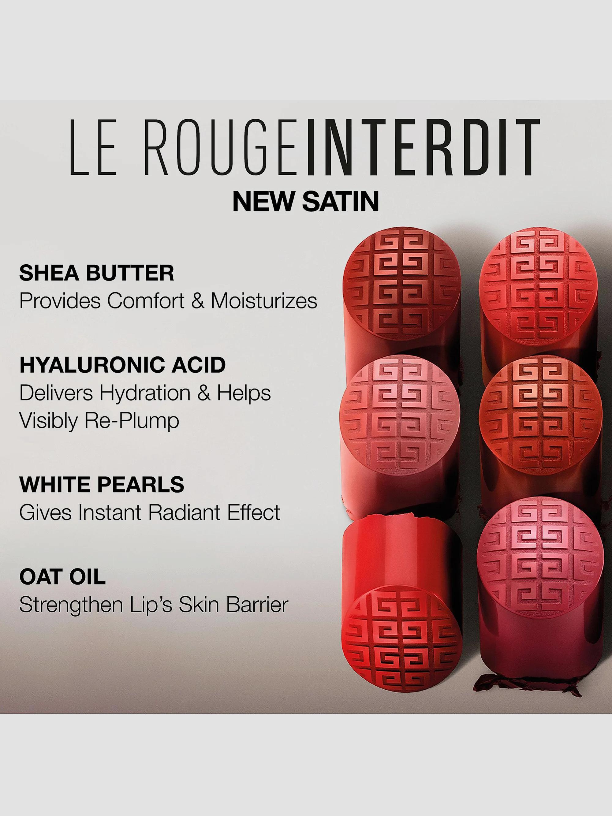 Givenchy Le Rouge Interdit Satin Hydrating Lipstick | Saks Fifth