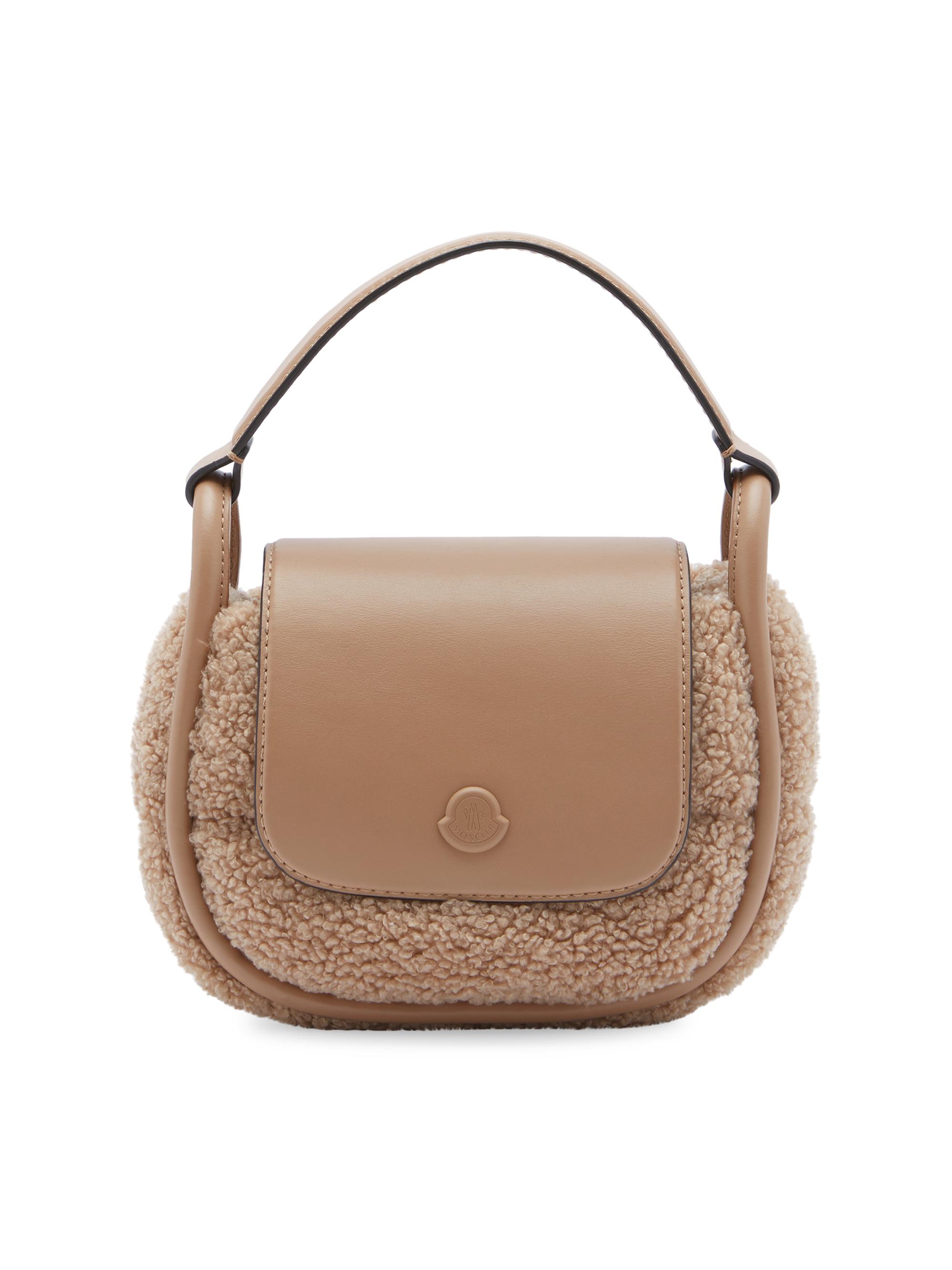 Moncler Women's Tiarna Mini Nylon Top Handle Bag - Beige