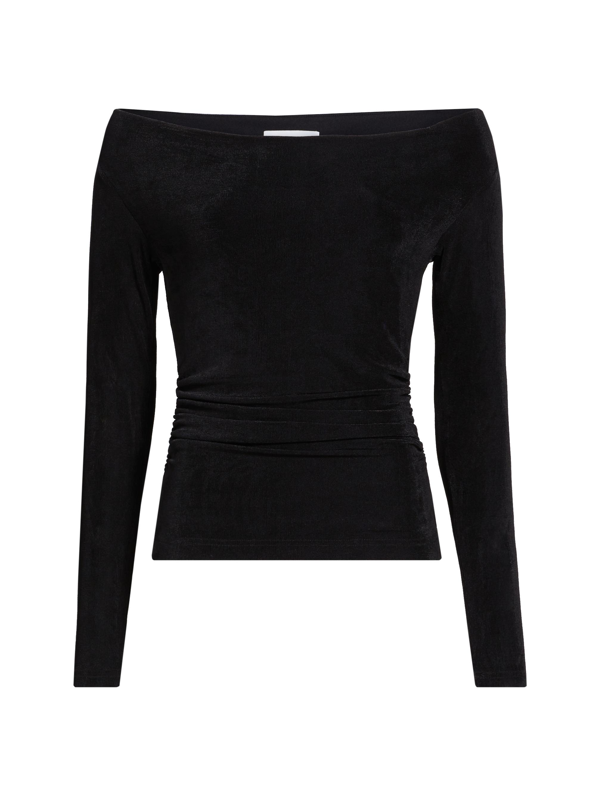 Significant Other Women's Luna Off-The-Shoulder Long-Sleeve Top - Black