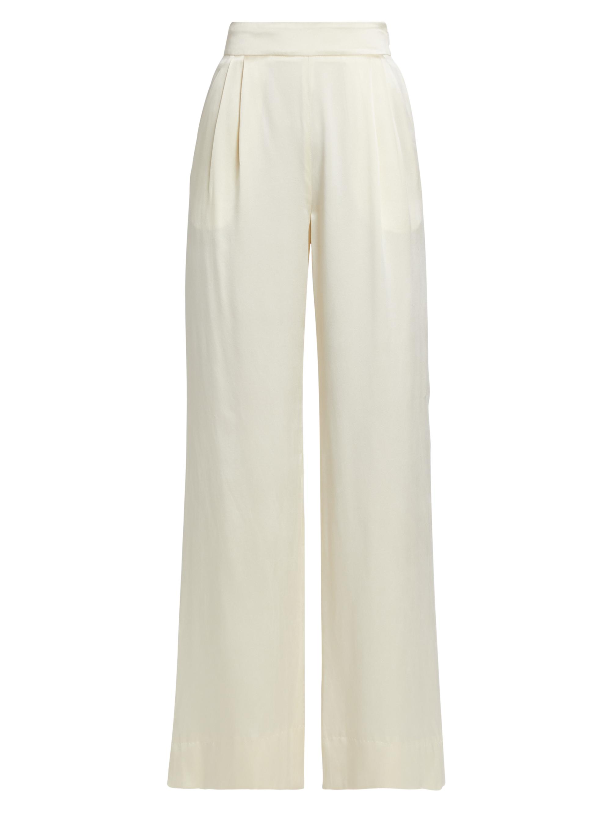 LaQuan Smith Women's Relaxed Silk Pants -