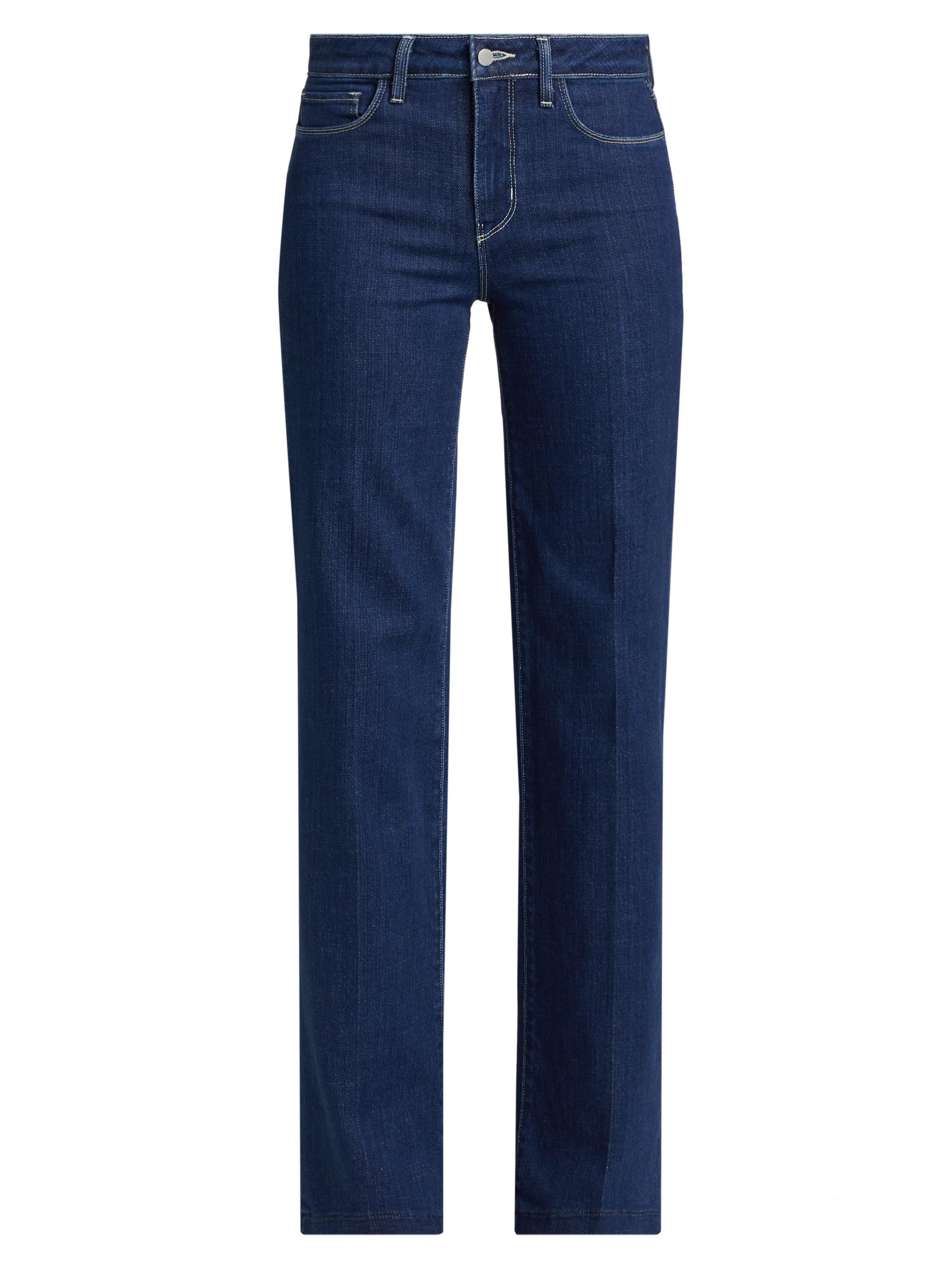 L'AGENCE Women's Clayton Long Wide-Leg Jeans - Newport