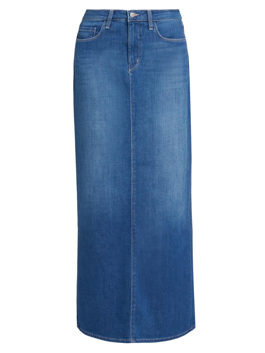 スカート AVANDRESS Pinch Long Denim Skirt 2COL AD43SK52 어반드레스(AVANDRESS) Pinch Long Denim Skirt - 2COL - 사이즈