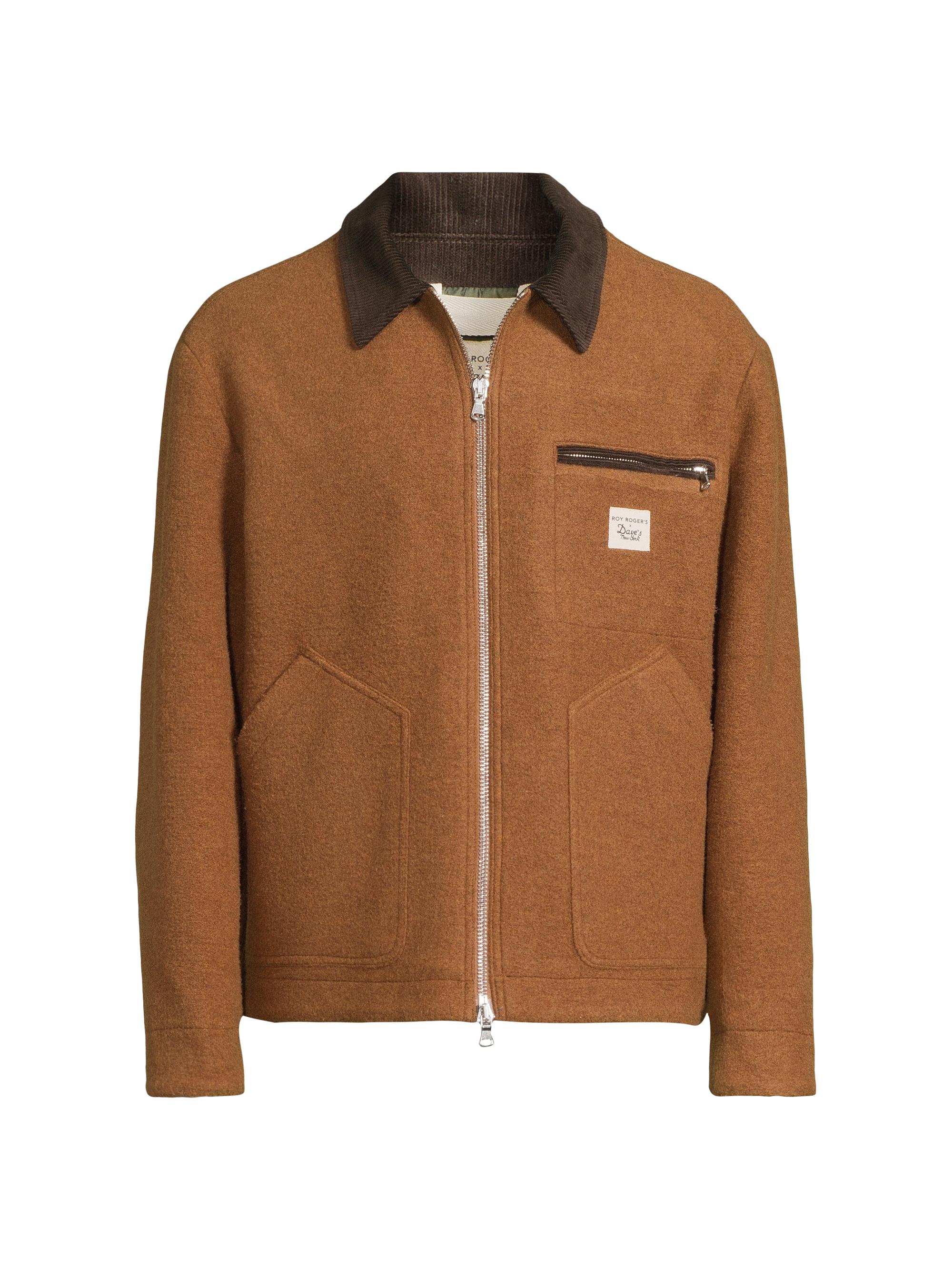 Roy Roger's x Dave's New York Men's  Wool-Blend Work Jacket - Brown