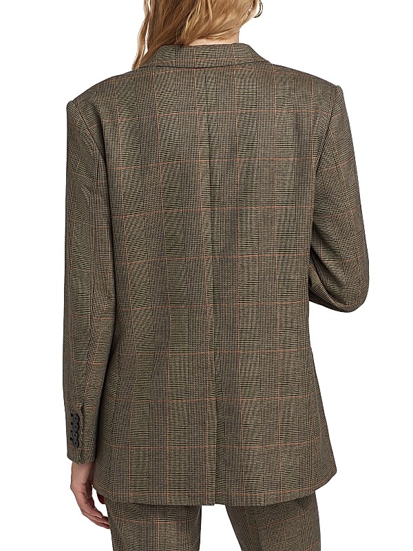 Shop Frame Grandfather Glen-Check Single-Breasted Blazer Shop Frame Grandfather Glen-Check Single-Breasted Blazer