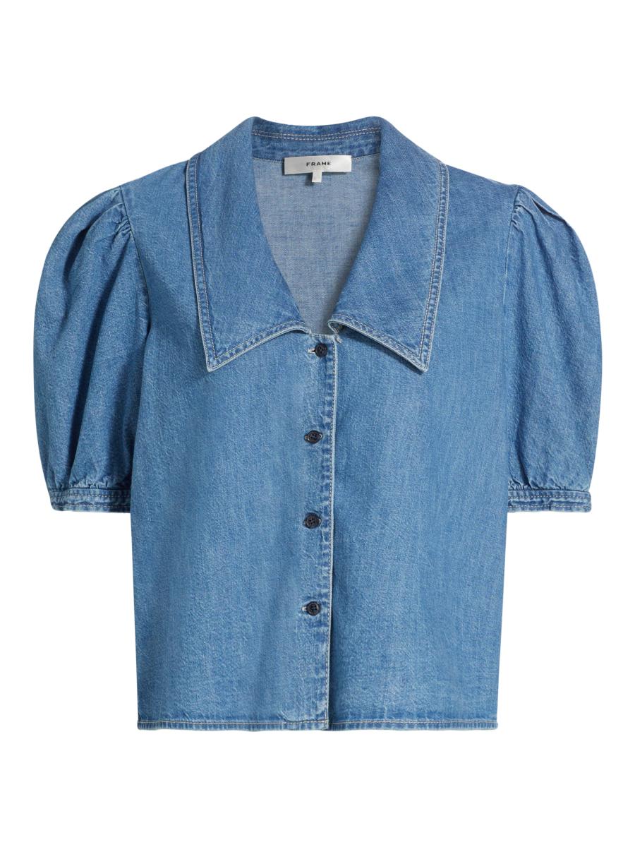 Frame Women's Sailor Denim Blouse
