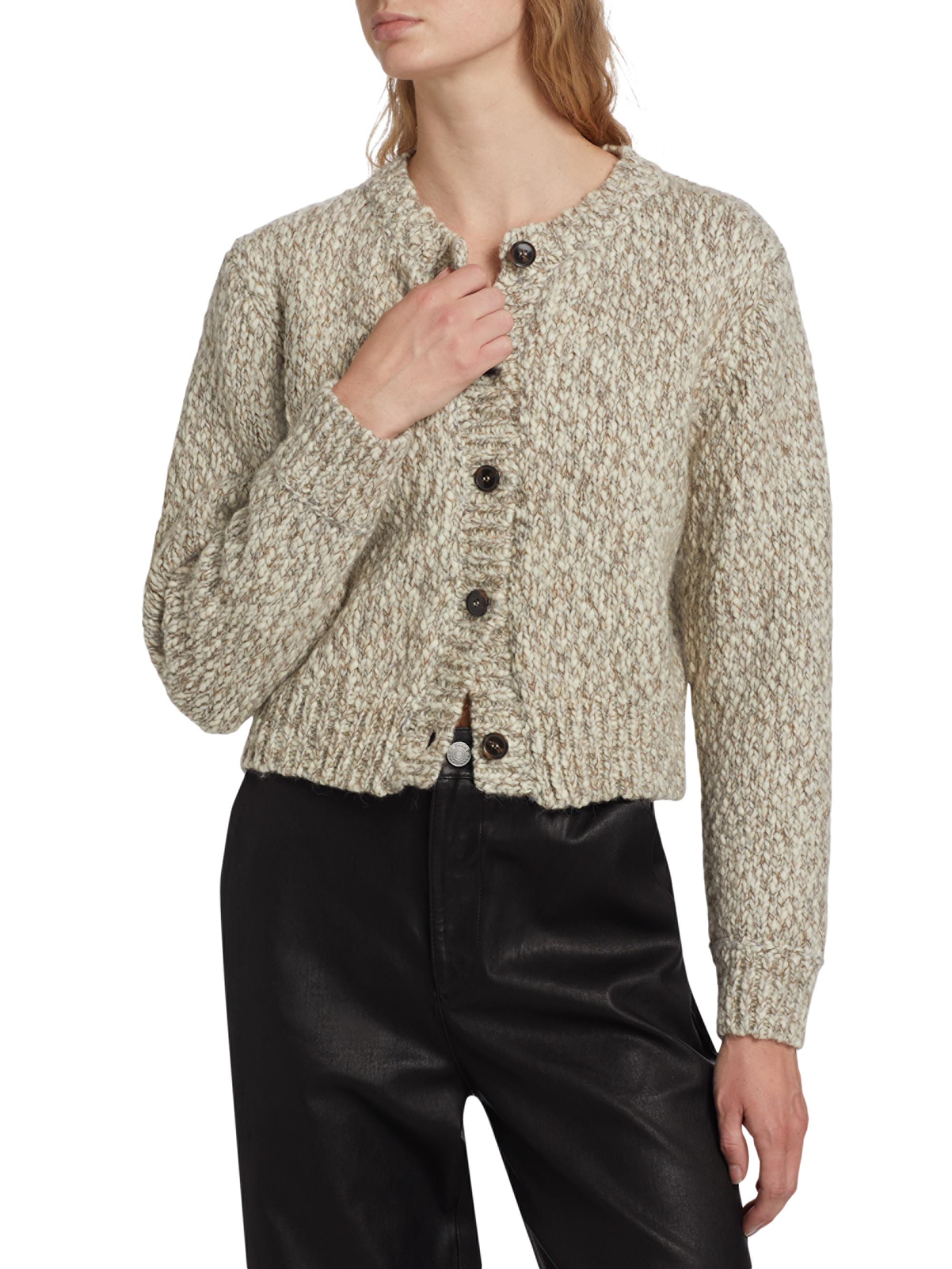 ア*ン様 【marka】NEW MINIMALIST CARDIGAN WOOL 0400021651673_CREAMMULTI_A1?