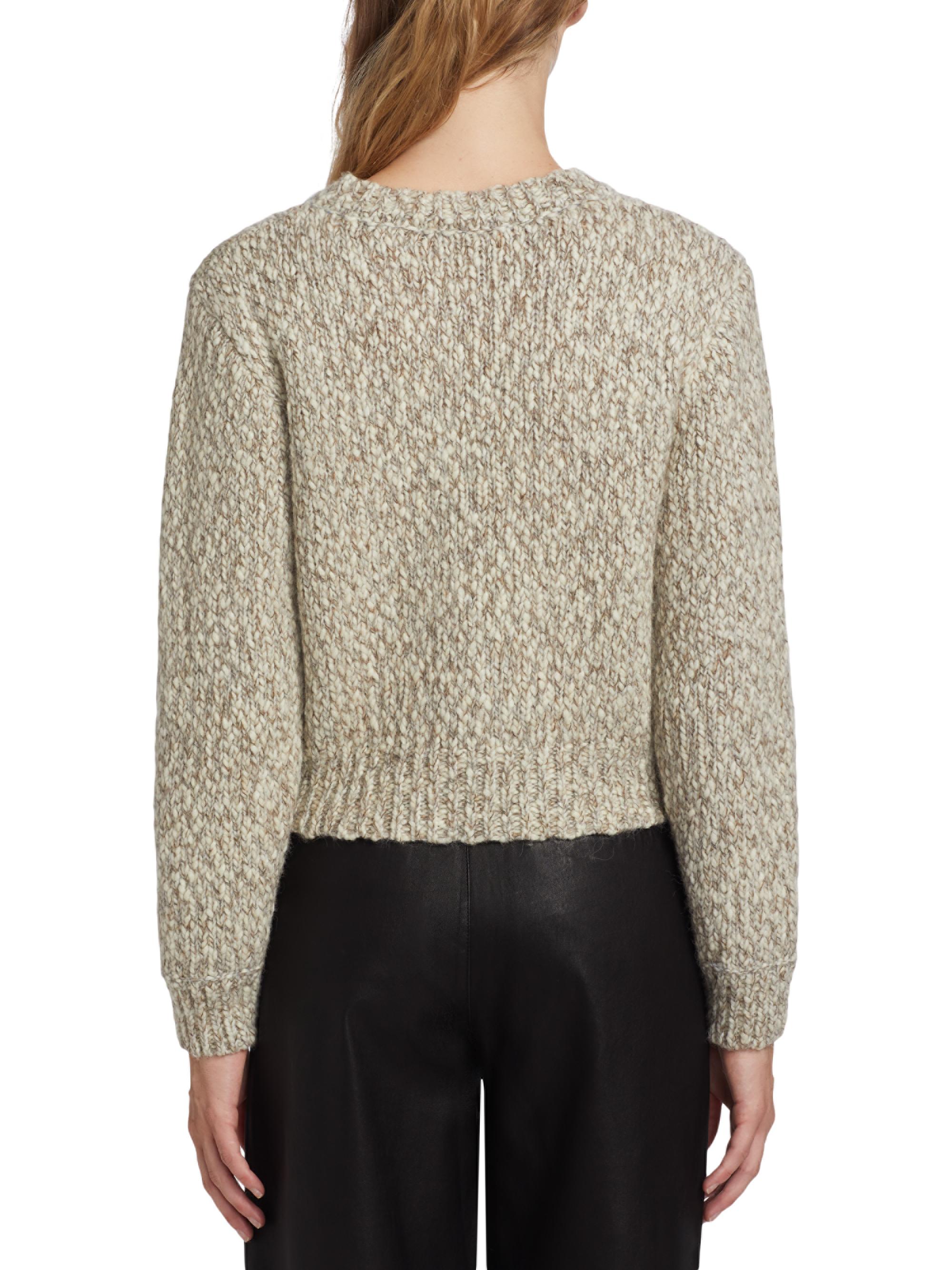 Frame Marl Wool-Alpaca Cardigan | Saks Fifth Avenue