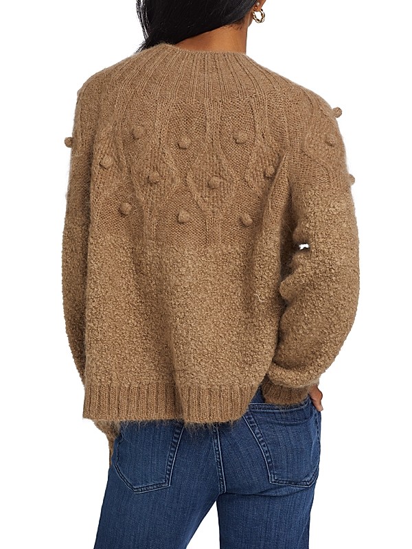 Shop Frame Alpaca-Blend Popcorn Zip Cardigan | Saks Fifth Avenue Shop Frame Alpaca-Blend Popcorn Zip Cardigan | Saks Fifth Avenue